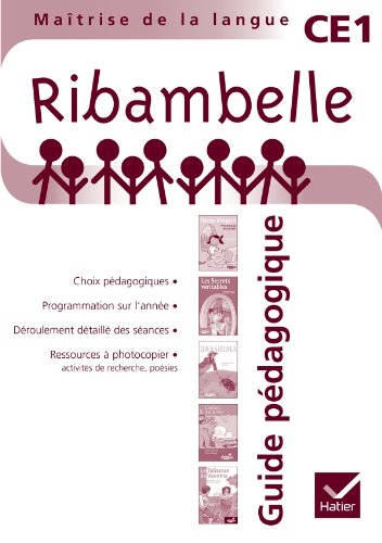 Ribambelle CE1 série rouge éd. 2010 - Guide pédagogique book