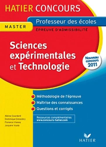 Sciences expérimentales et Technologie: Epreuve écrite d'admissibilité book