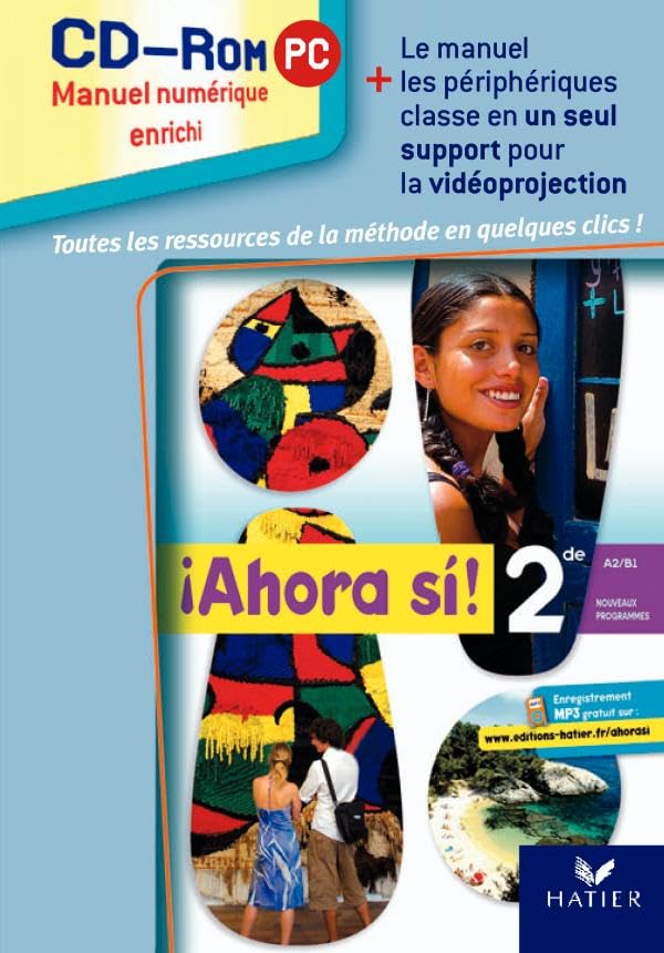 Ahora si ! Espagnol 2de éd 2010 - Pack de 3 CD ROM manuel numérique enrichi version non utilisateur book