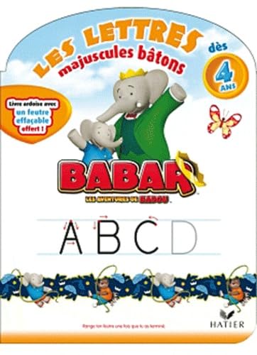 Les lettres majuscules bâtons Babar: Dès 4 ans book