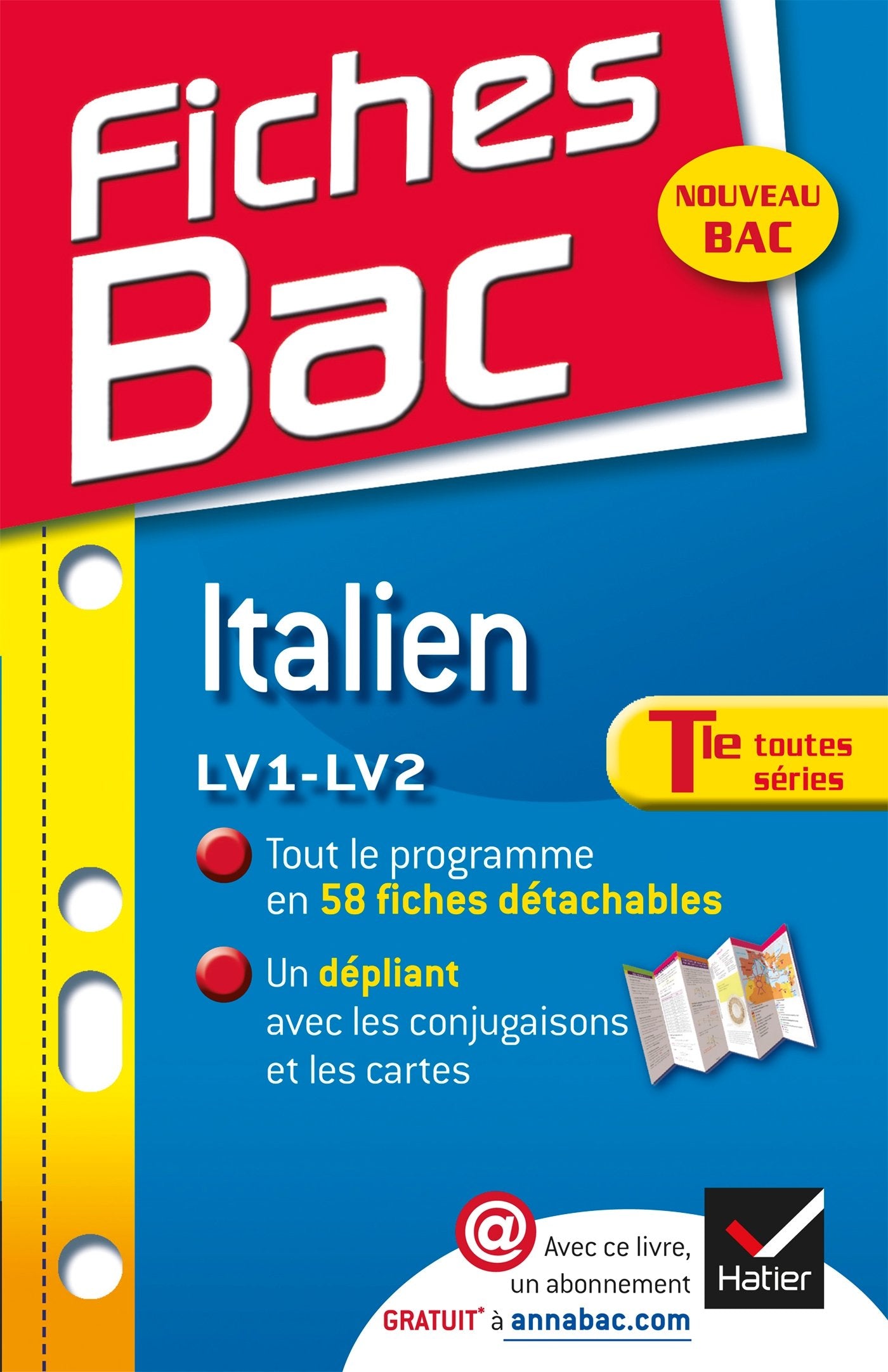 Fiches Bac Italien LV1-LV2 Tle toutes séries book
