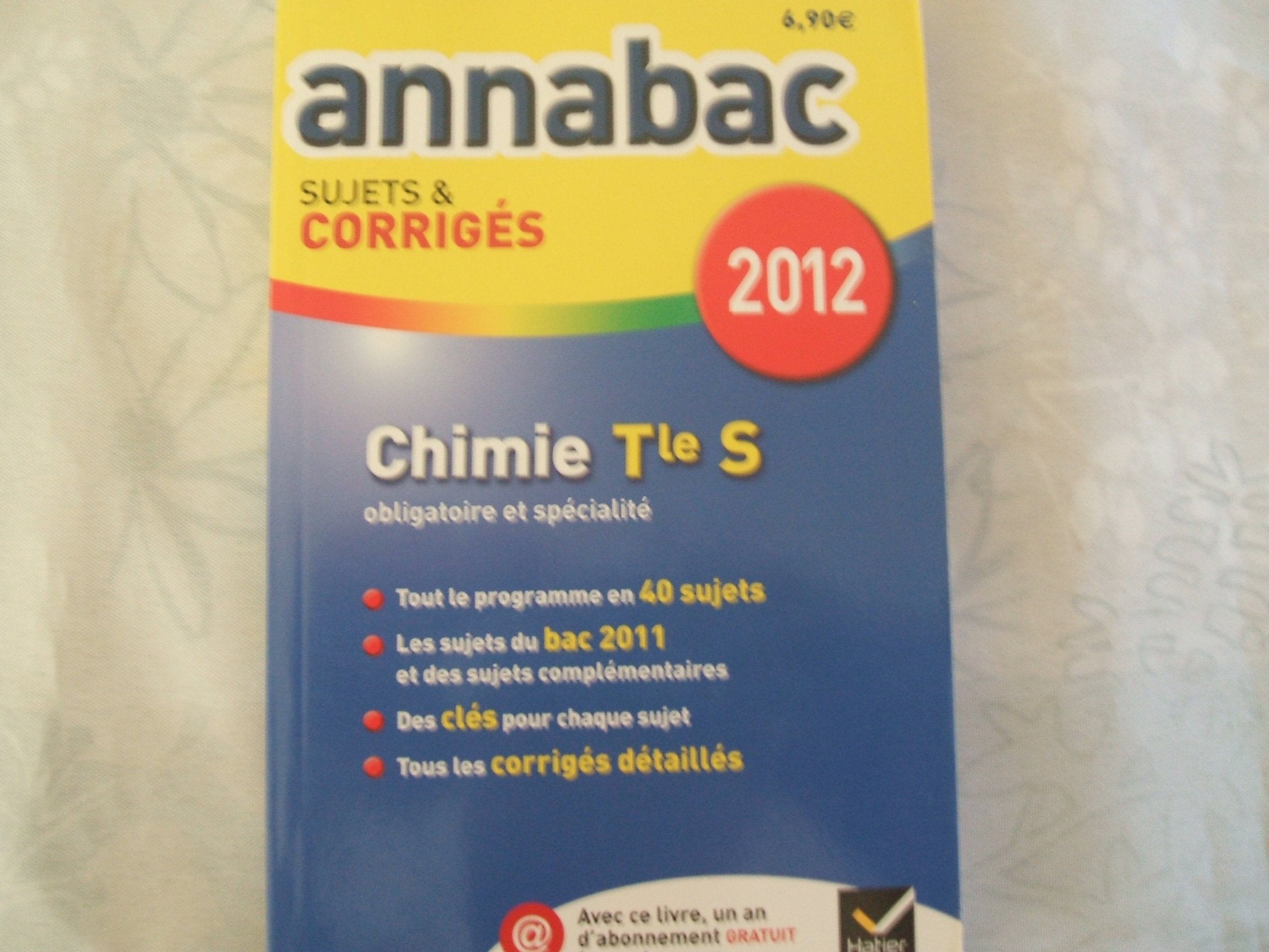 Chimie Tle S Enseignement obligatoire et de spécialité: Sujets & corrigés book