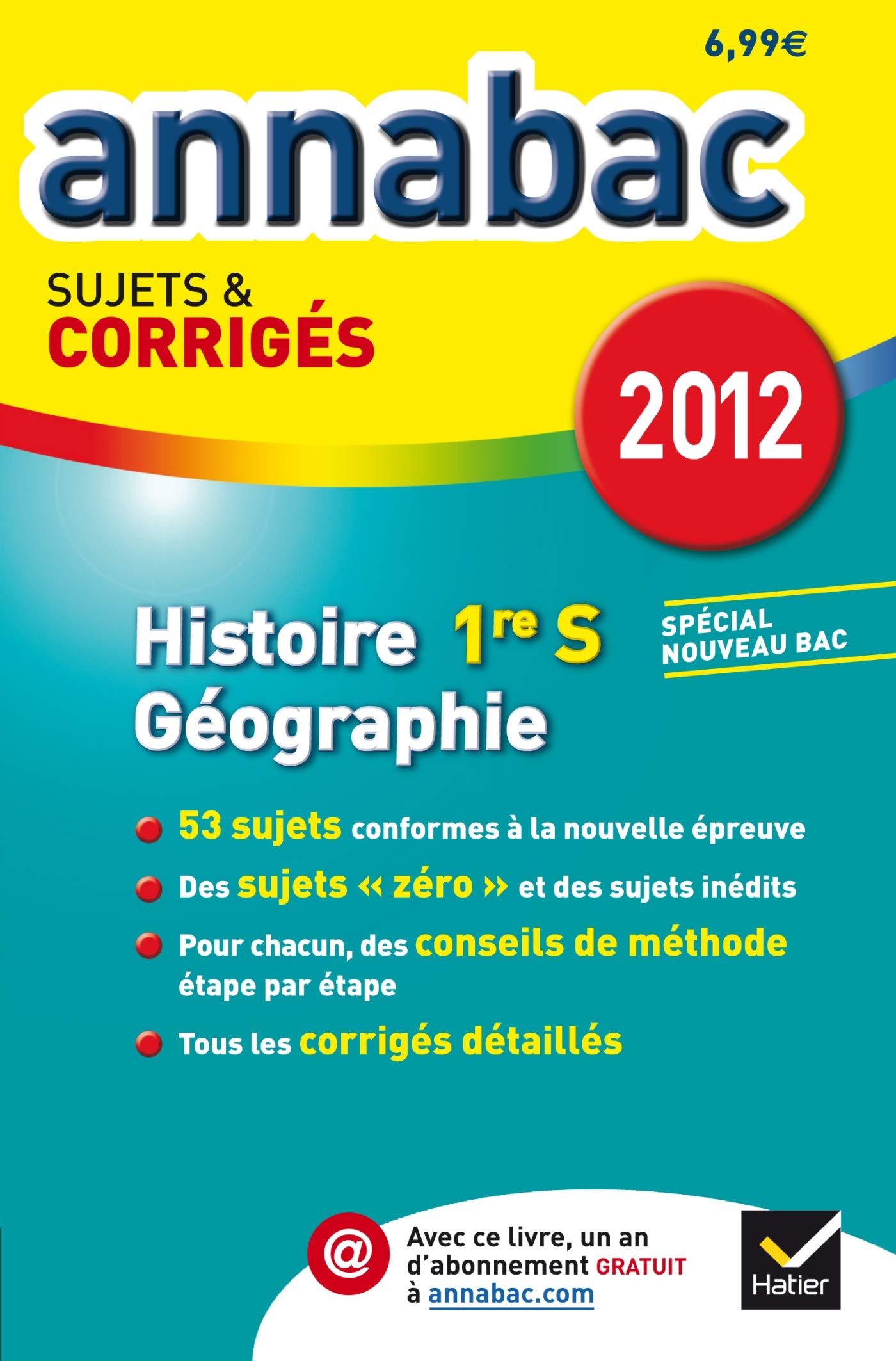 Histoire-Géographie 1e S: Sujets et corrigés book