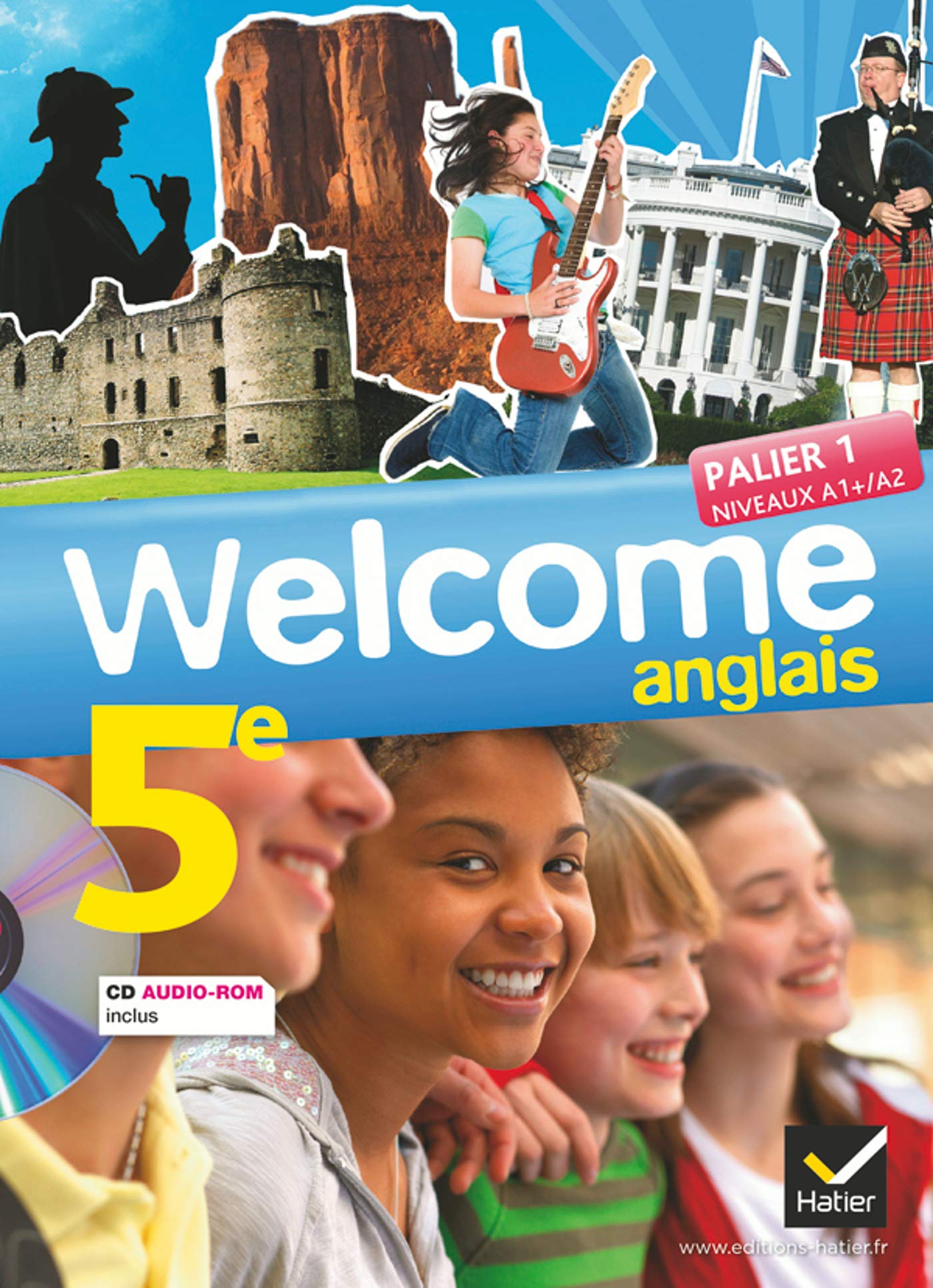 Welcome Anglais 5e éd. 2012 - Manuel de l'élève + Cd audio-Rom: Manuel de l'élève Grand Format Professional & Reference Books