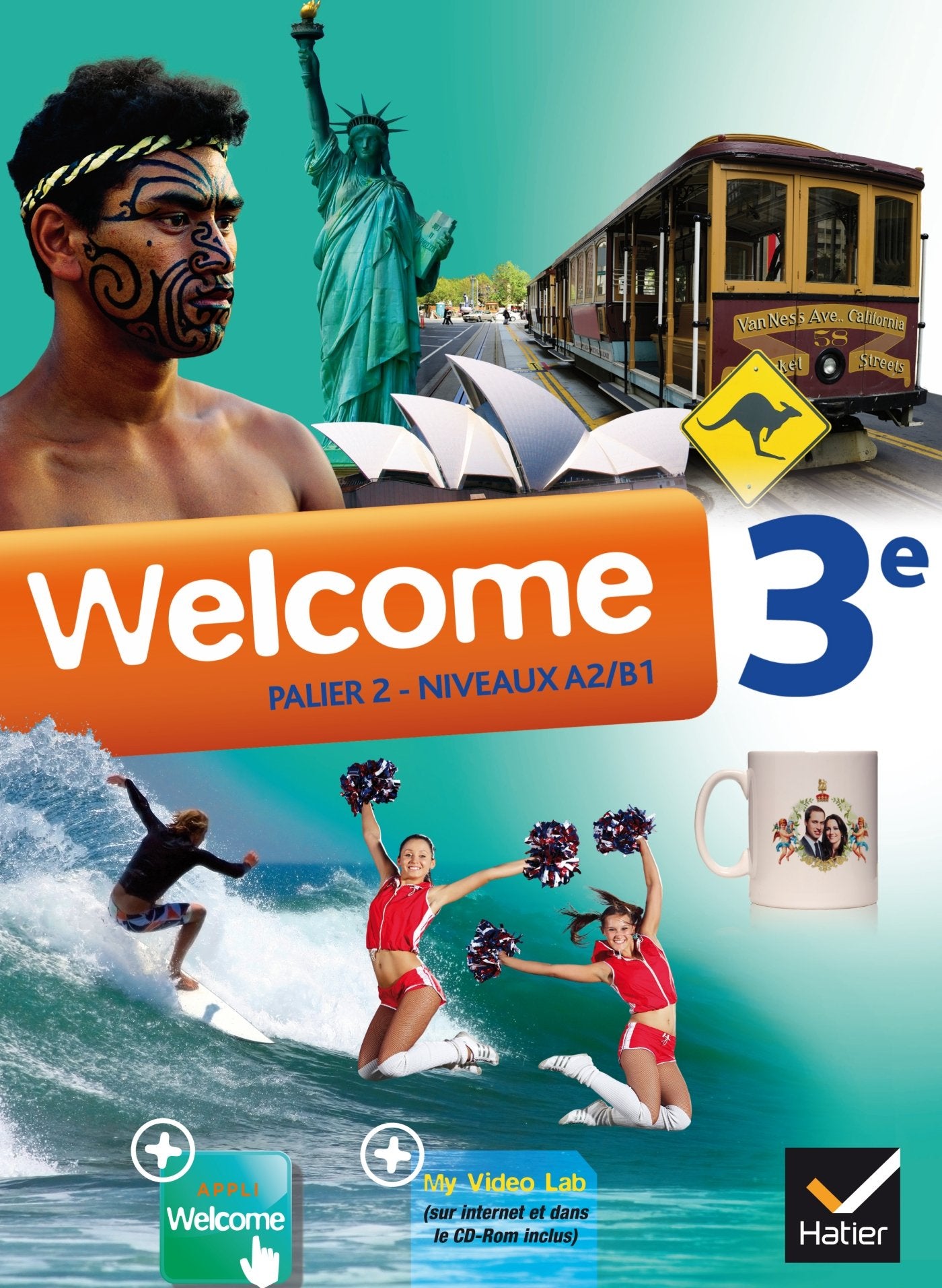 Welcome Anglais 3e éd. 2014 - Manuel de l'élève + CD audiorom Professional & Reference Books