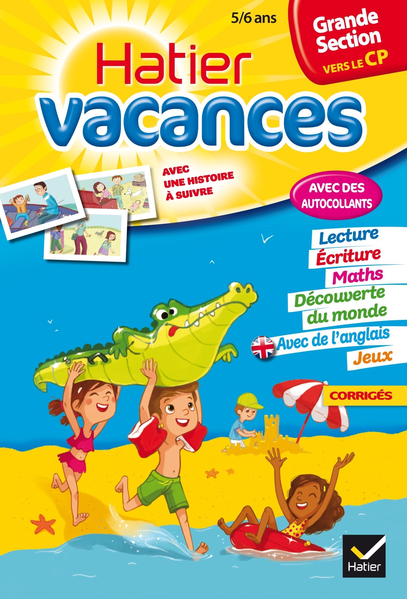 Hatier vacances grande section vers le CP: Les aventures d'Agathe et Valentin book