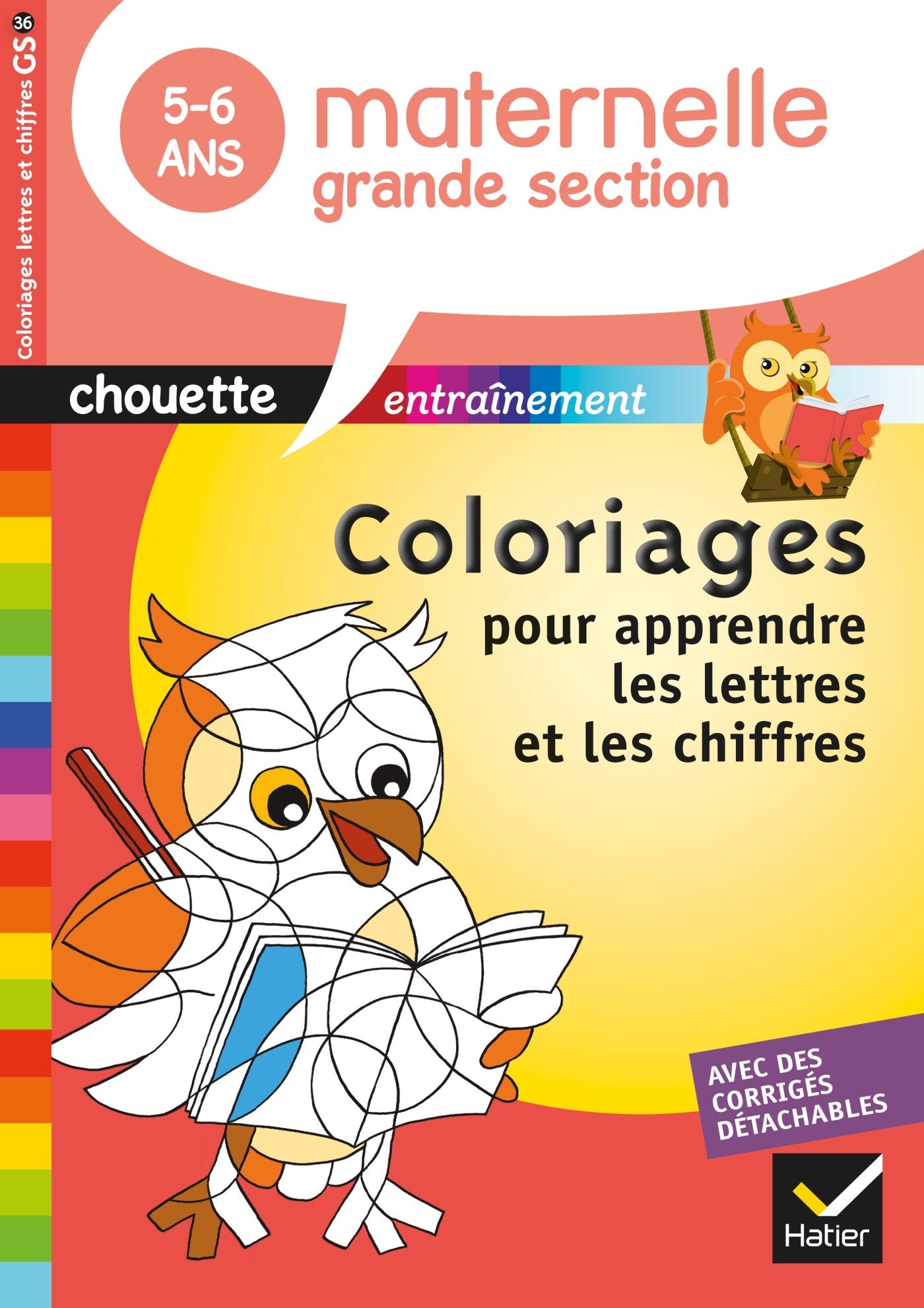 Collection Chouette - Francais: Chouette Coloriages pour apprendre les lettres Foreign Languages ​​& Dictionaries