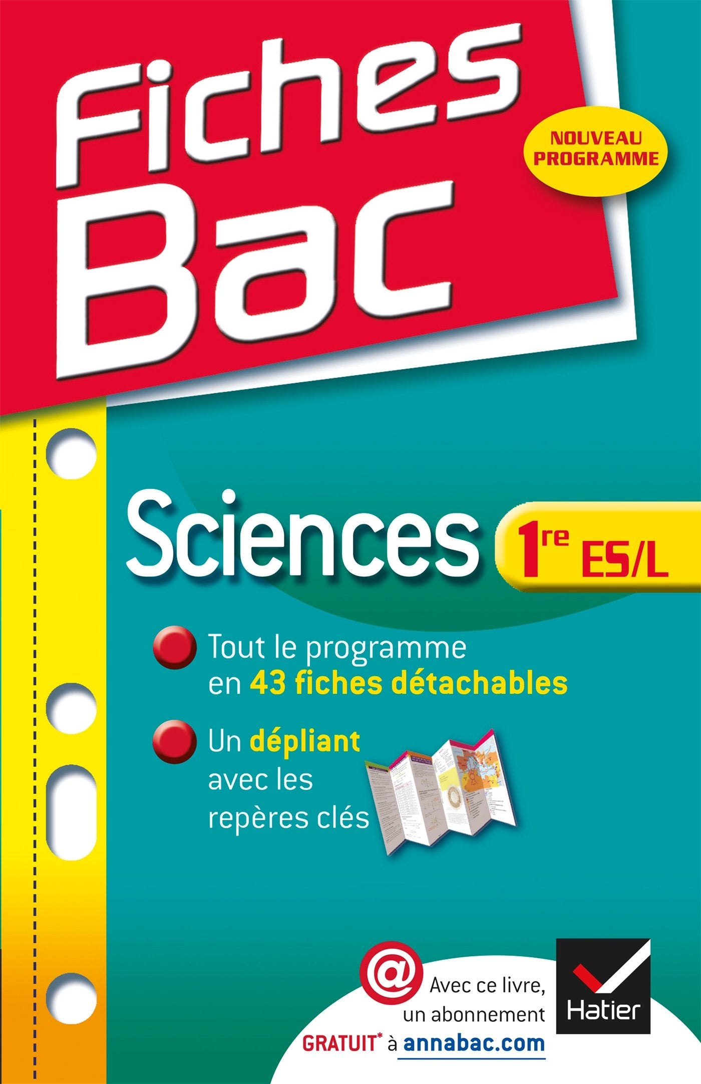 Fiches Bac Sciences 1re ES / L book