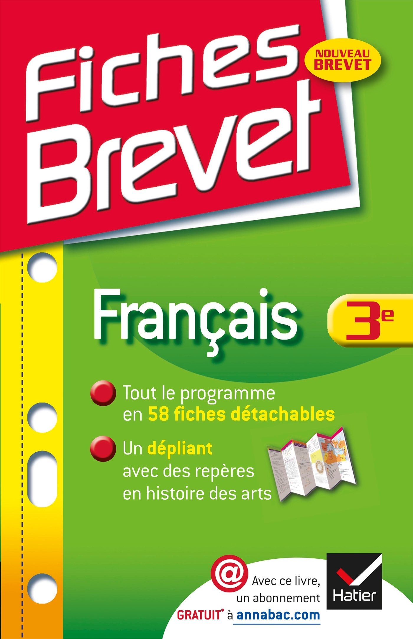 Fiches brevet français 3e book