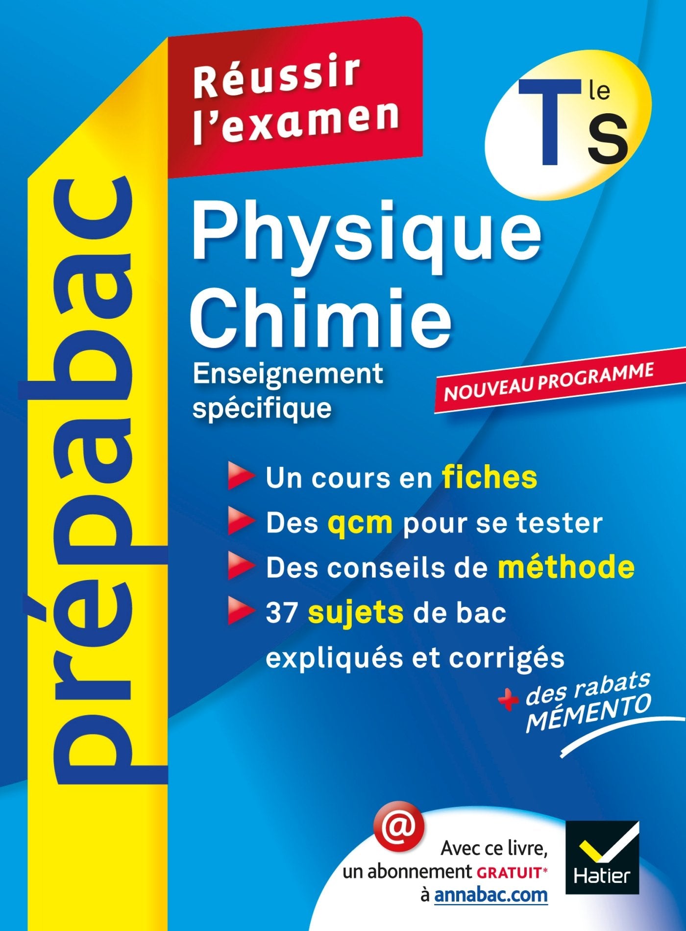 Prépabac Physique-Chimie Tle S Enseignement obligatoire book