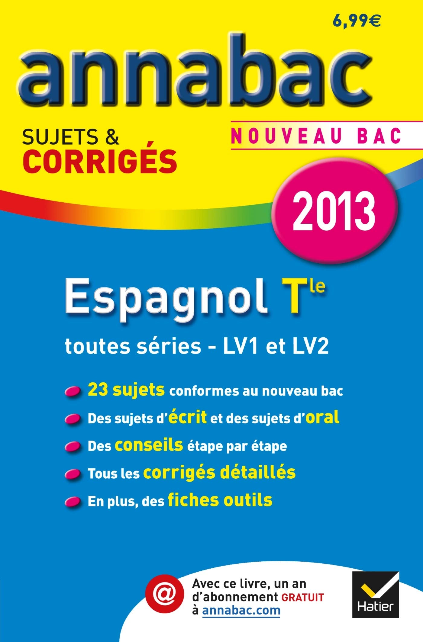 Espagnol Tle toutes séries LV1 et LV2: Sujets et corrigés book
