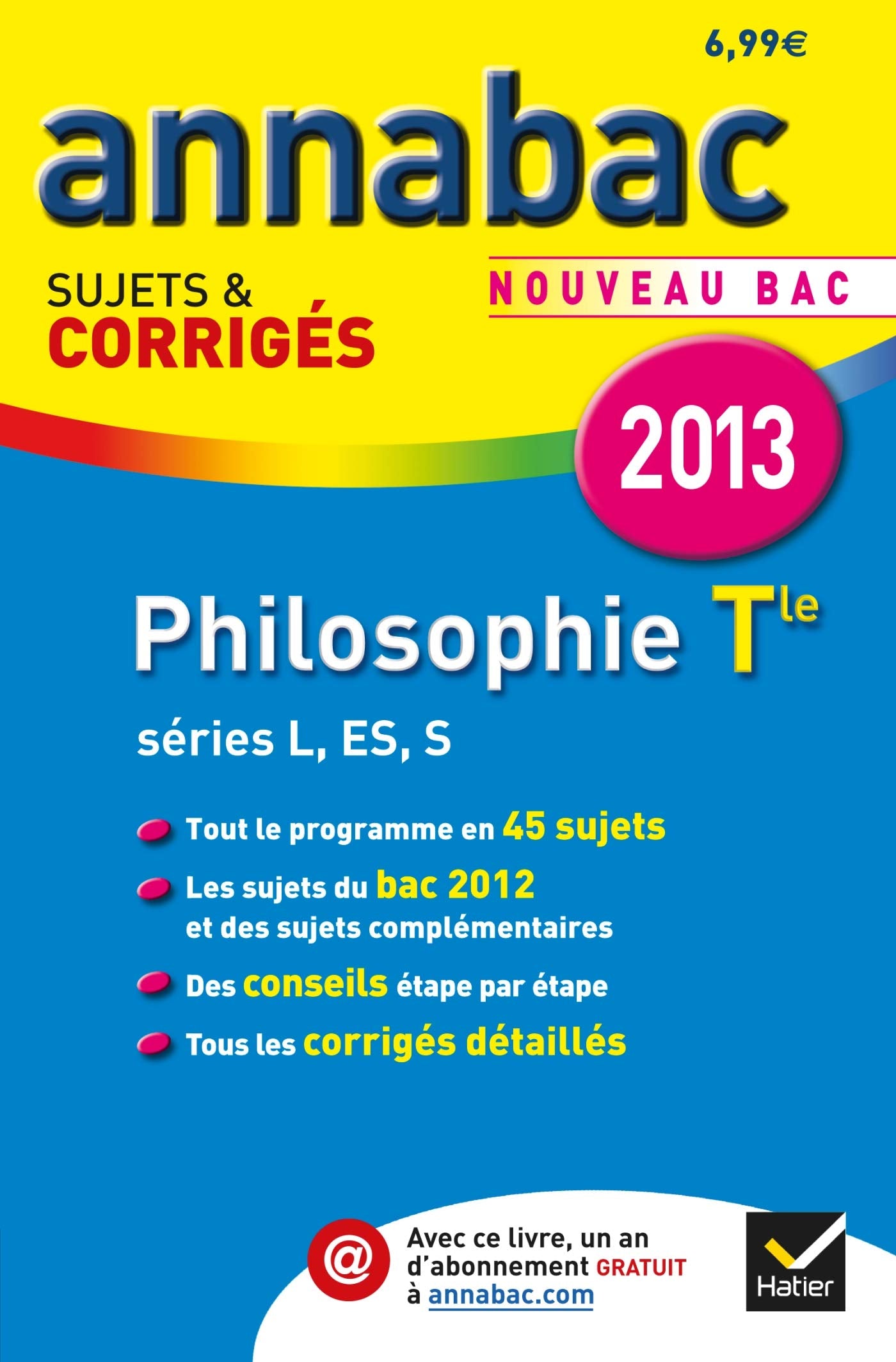 Philosophie Tle séries L, ES, S: Sujets et corrigés book