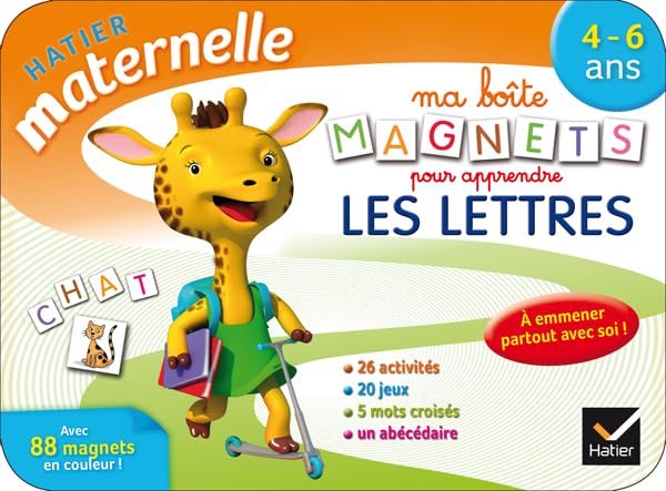 Ma boite magnets pour apprendre les lettres: 4-6 ans Books