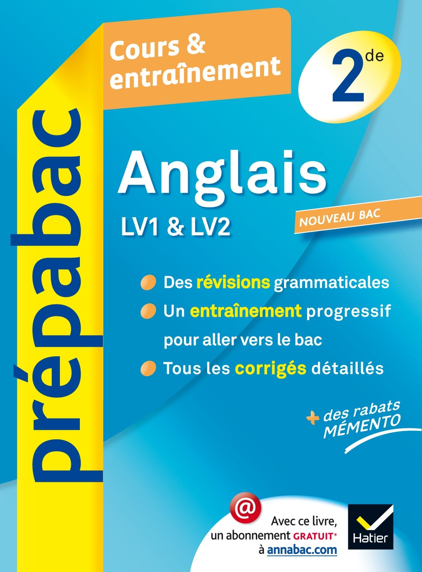 Anglais LV1 LV2 2de book