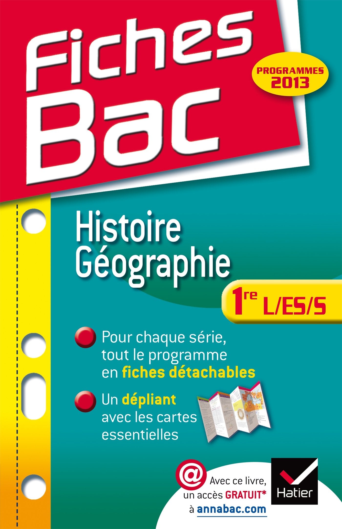 Histoire Géographie 1re L, ES, S book