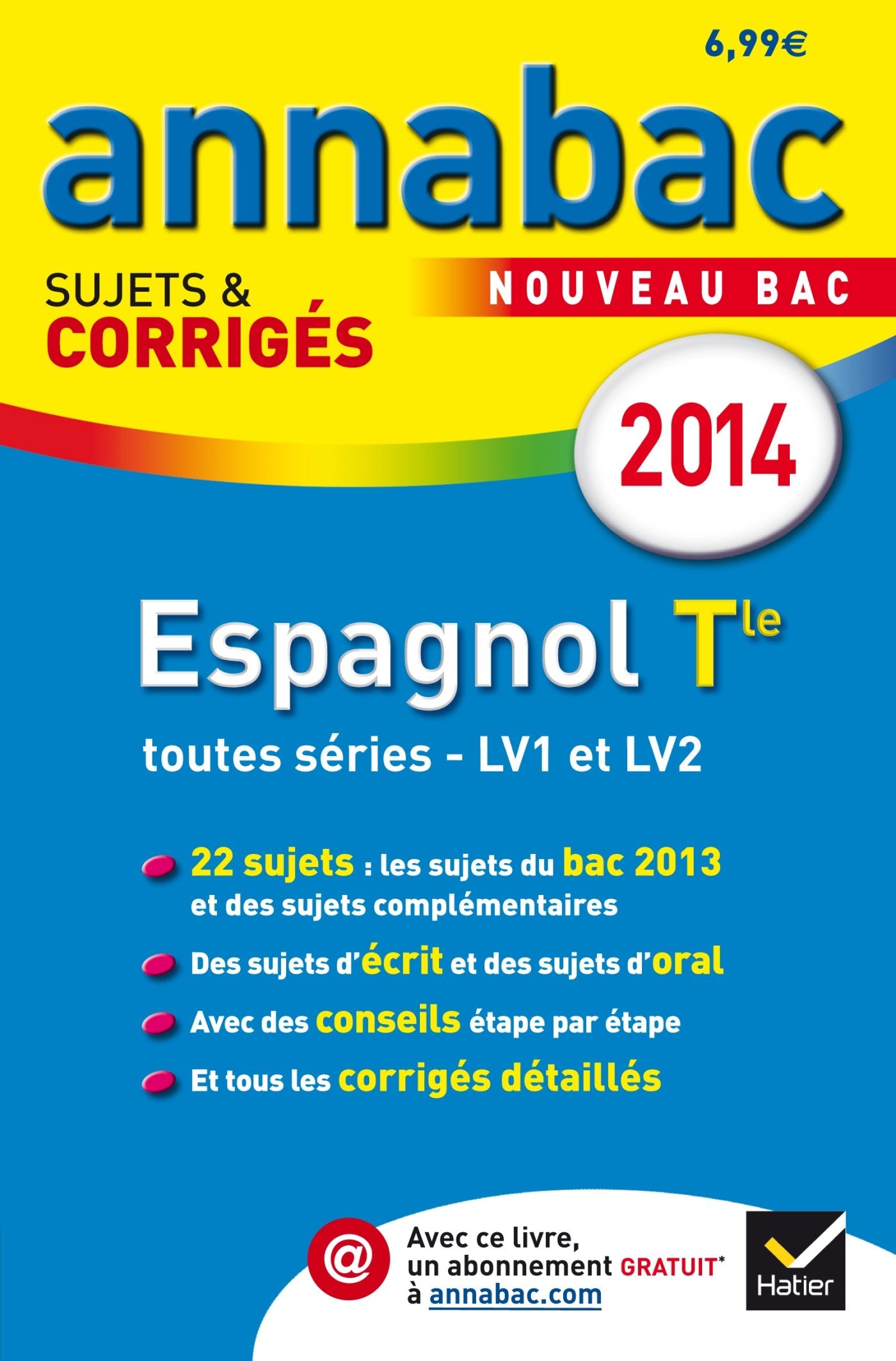 Espagnol Tle toutes séries LV1 et LV2: Sujets et corrigés book