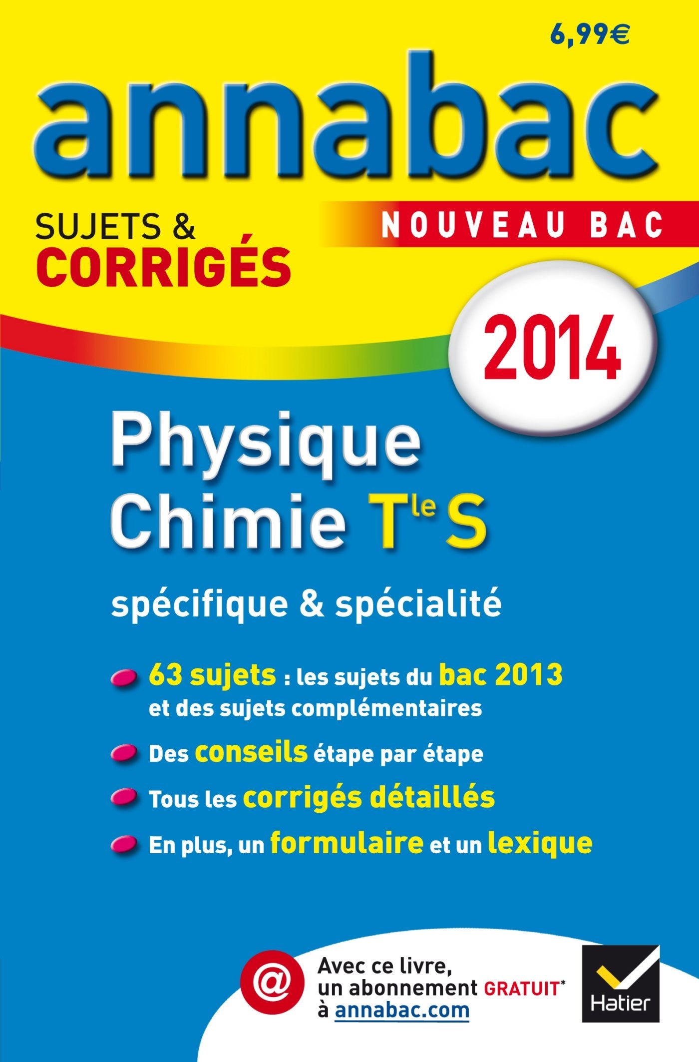Physique-chimie Tle S spécifique et spécialité: Sujets et corrigés book