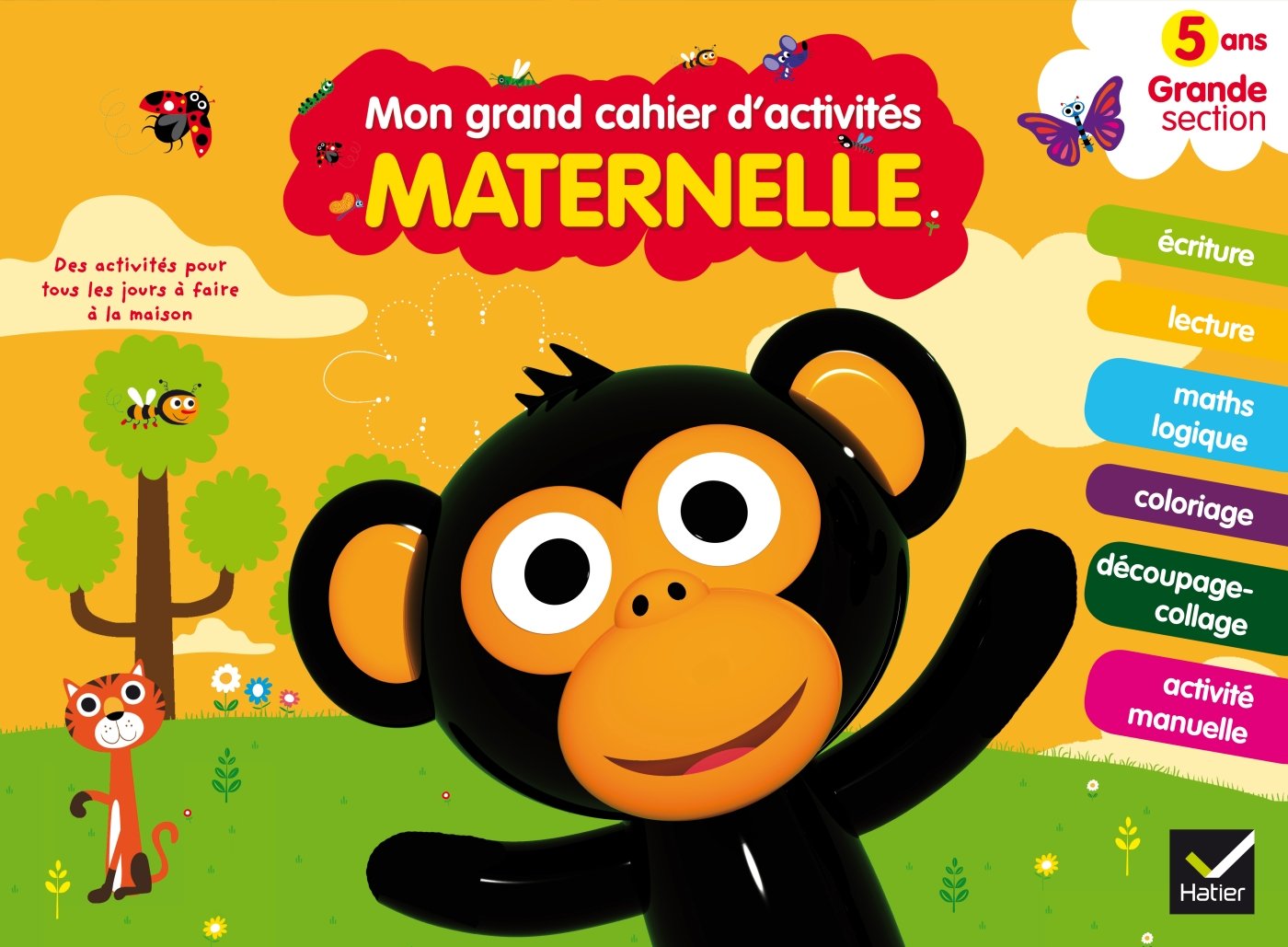 Mon grand cahier d'activités Maternelle: 5 ans Grande section book