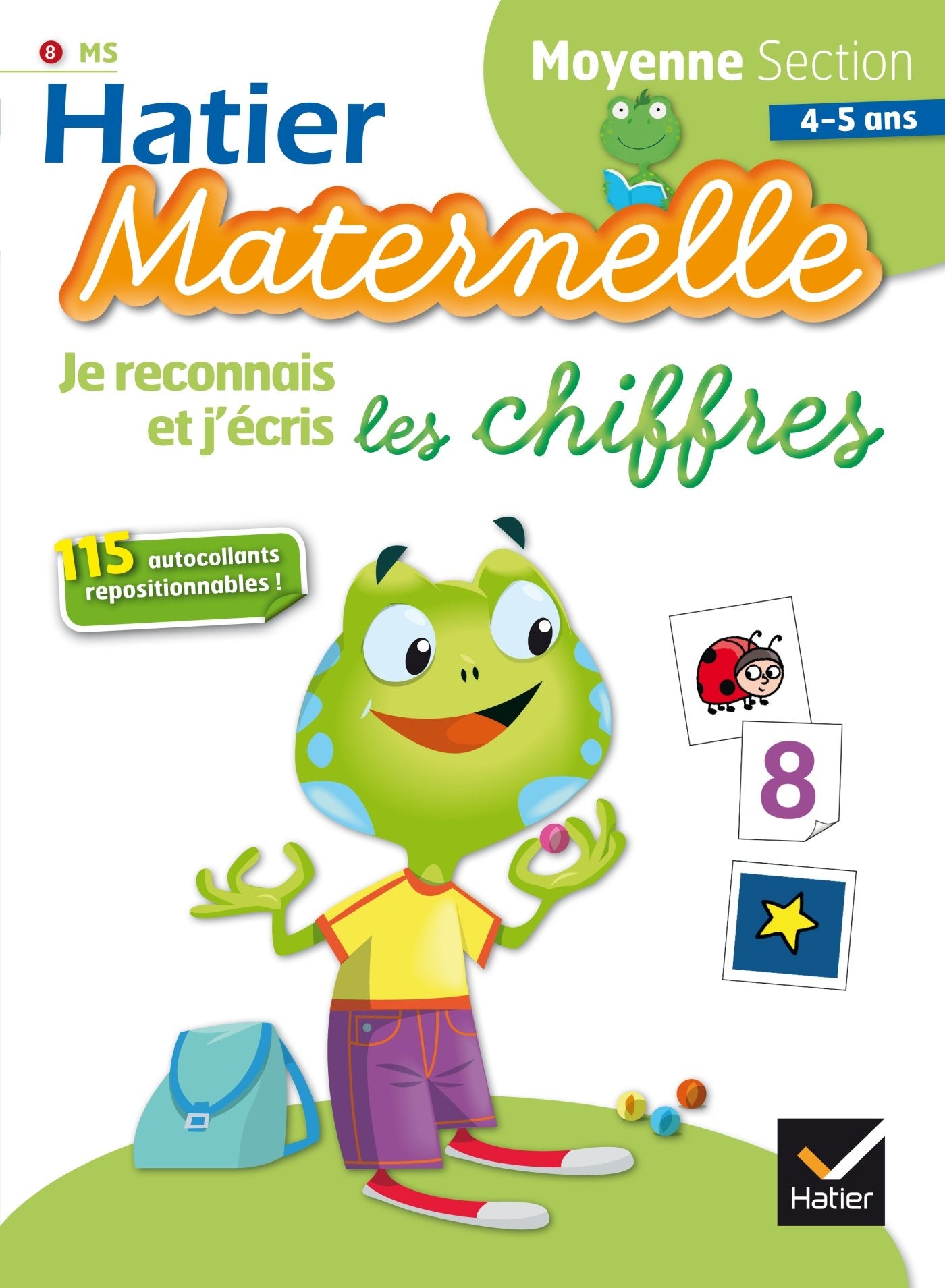Je reconnais et j'écris les chiffres: Moyenne section 4-5 ans book