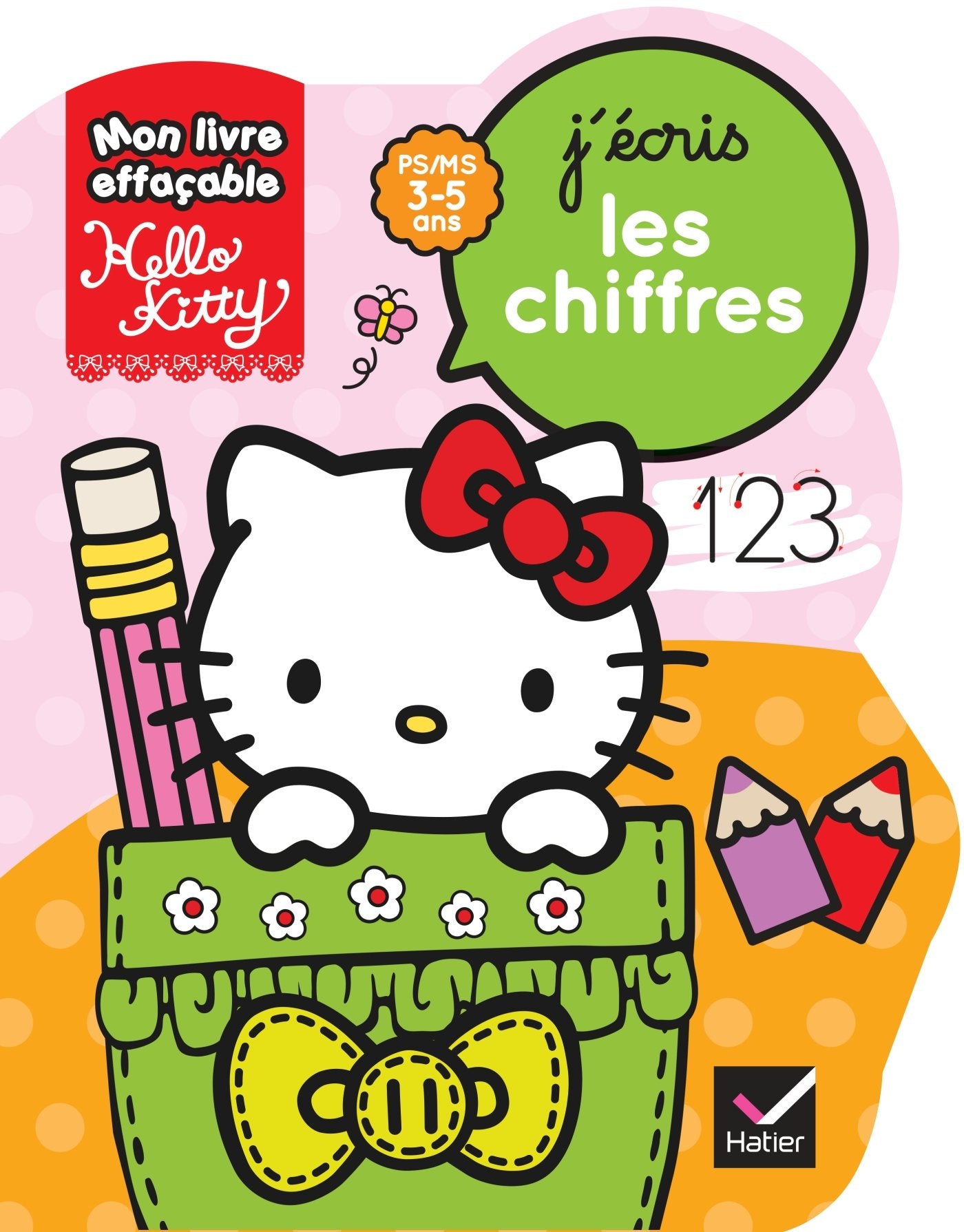 J'écris les chiffres, Petite Section/Moyenne Section 3-5 ans: Avec 1 feutre book