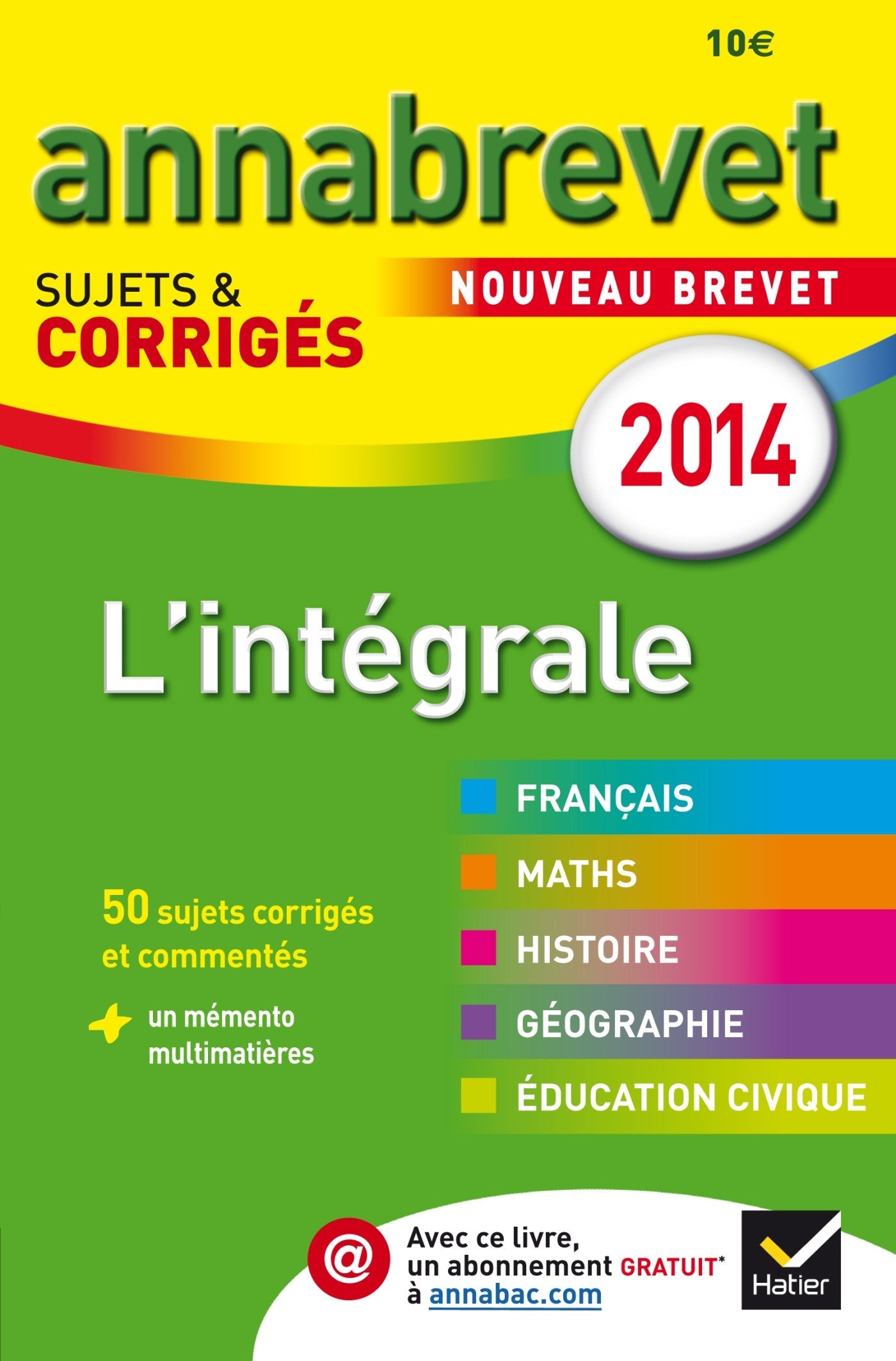 L'intégrale: Sujets et corrigés Books