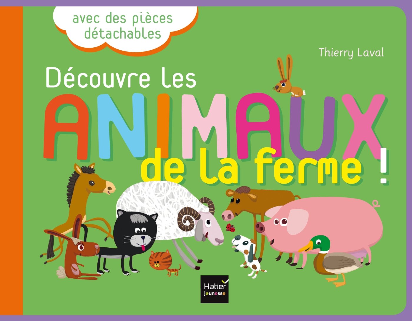 Découvre les animaux de la ferme !: Avec des pièces détachables Books
