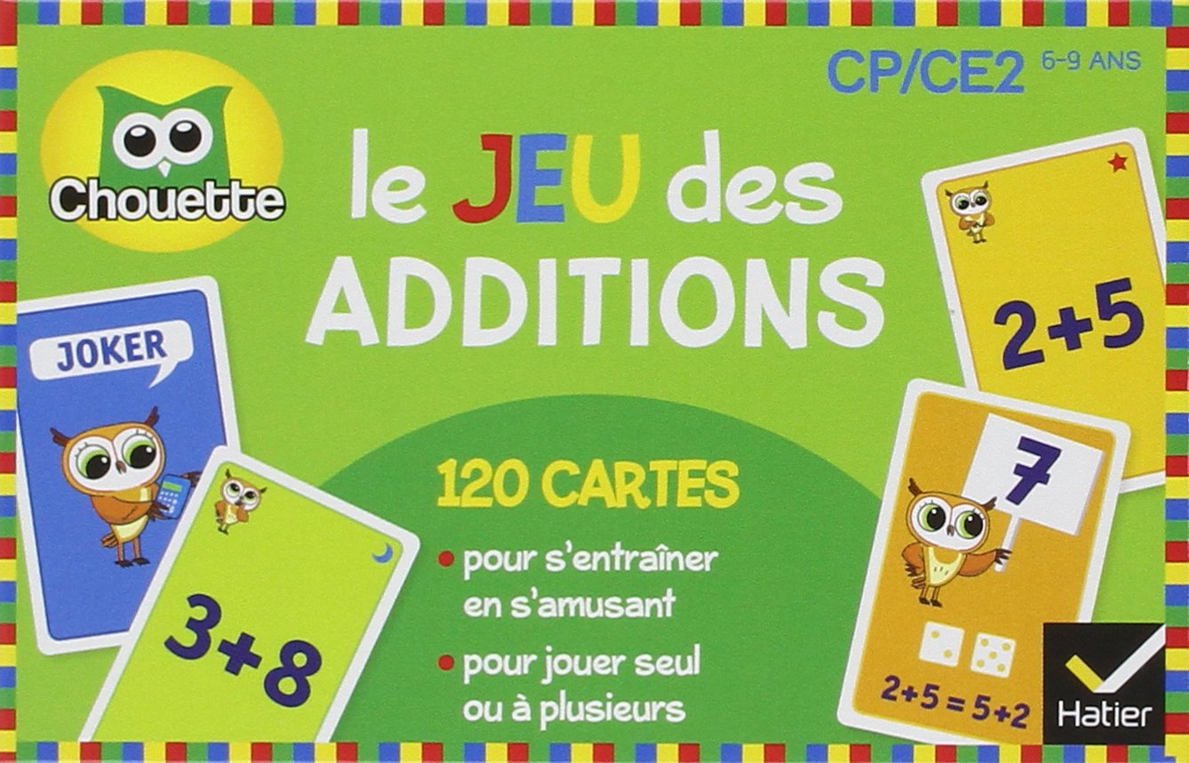 Le jeu des additions: CP/CE2 6-9 ans Learning & Reference