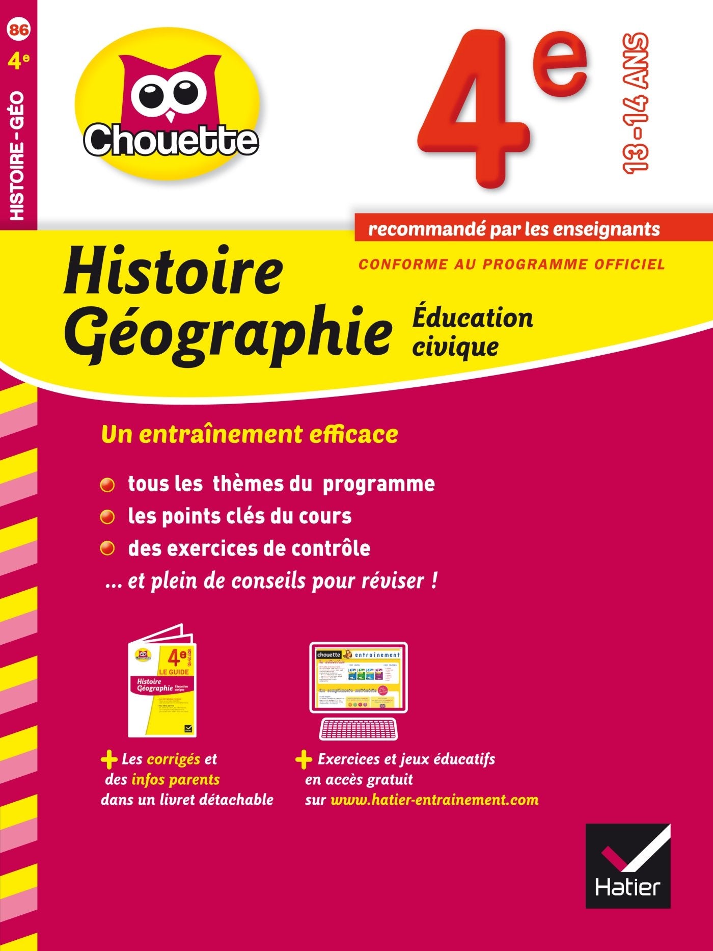 Collection Chouette - Francais: Histoire-Geographie 4e (13-14 ans) Foreign Languages ​​& Dictionaries