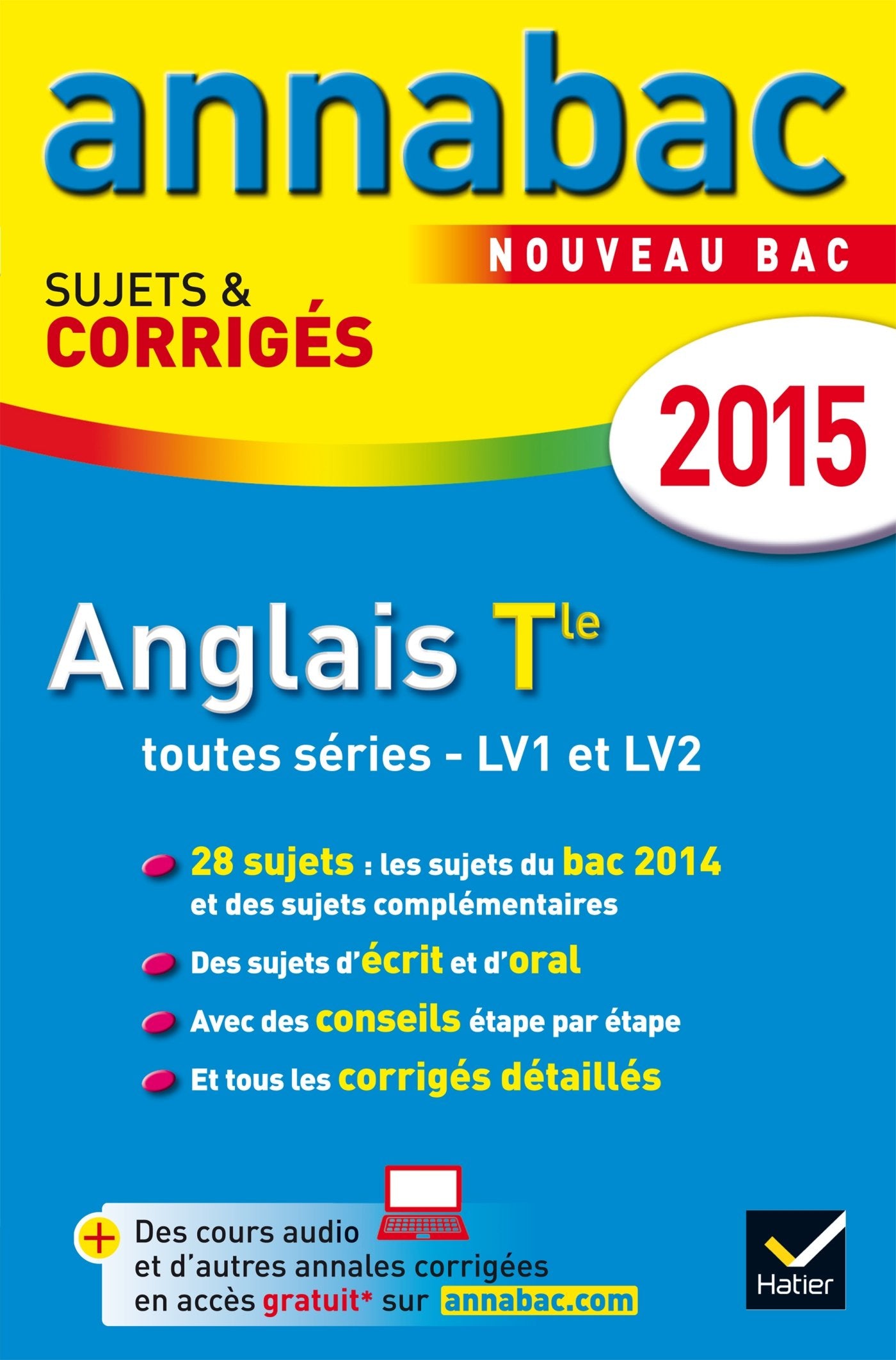 Anglais Tle toutes séries LV1 et LV2: Sujets et corrigés book