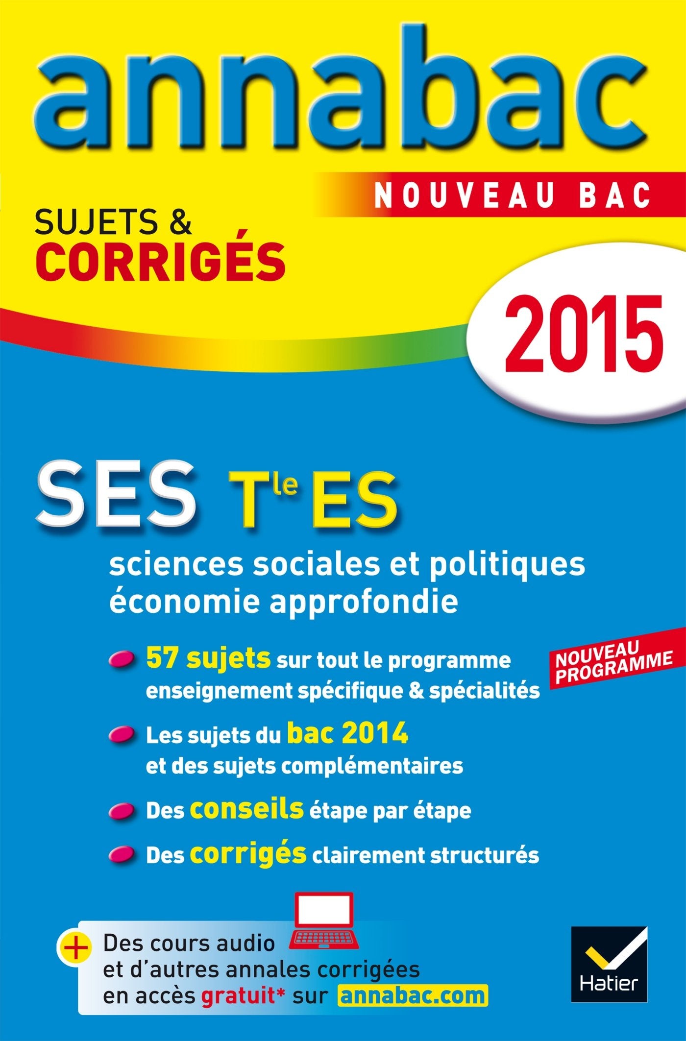 Sciences économiques et sociales Tle ES: Sujets et corrigés Books