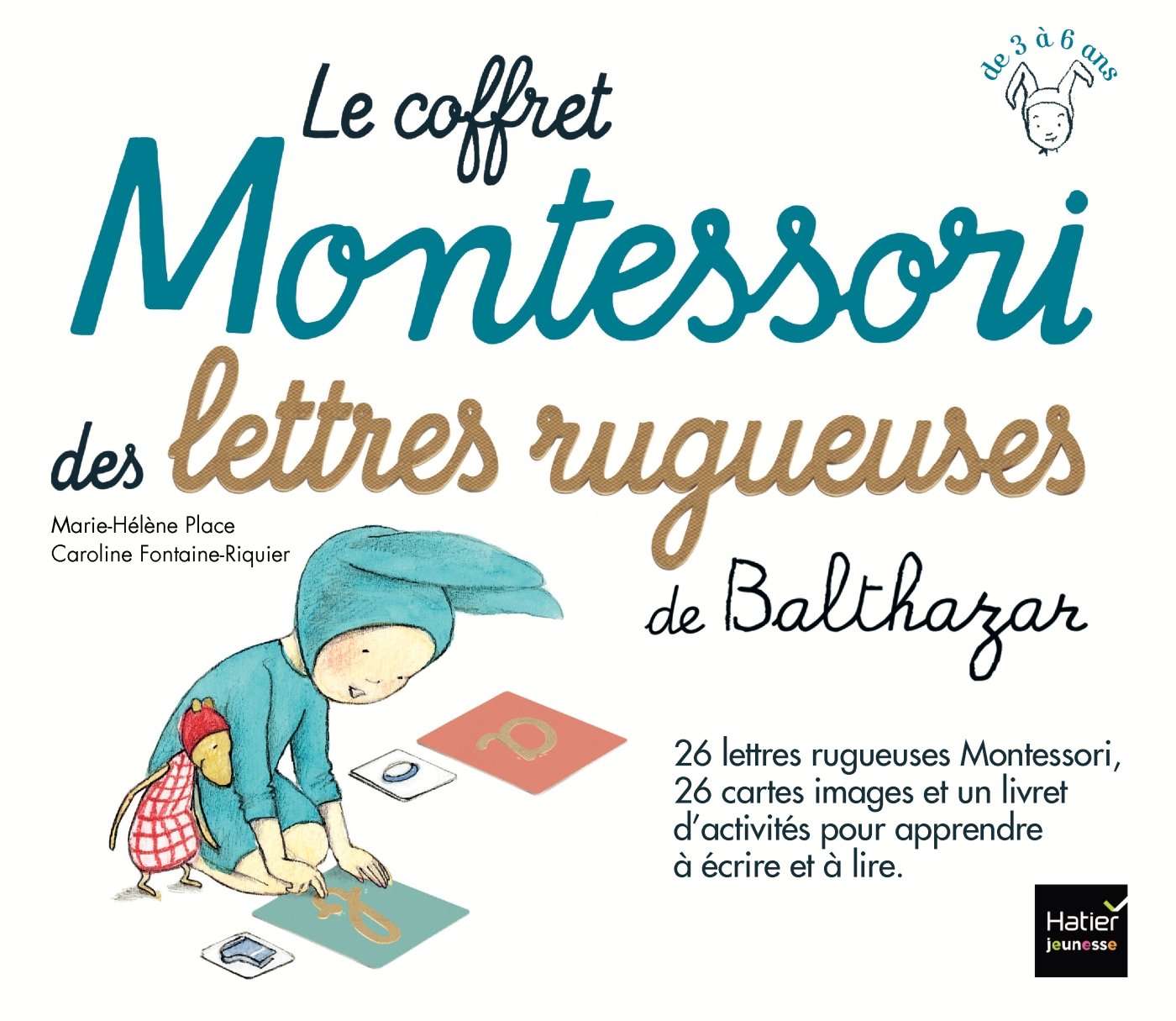 Le coffret Montessori des lettres rugueuses de Balthazar Children's books
