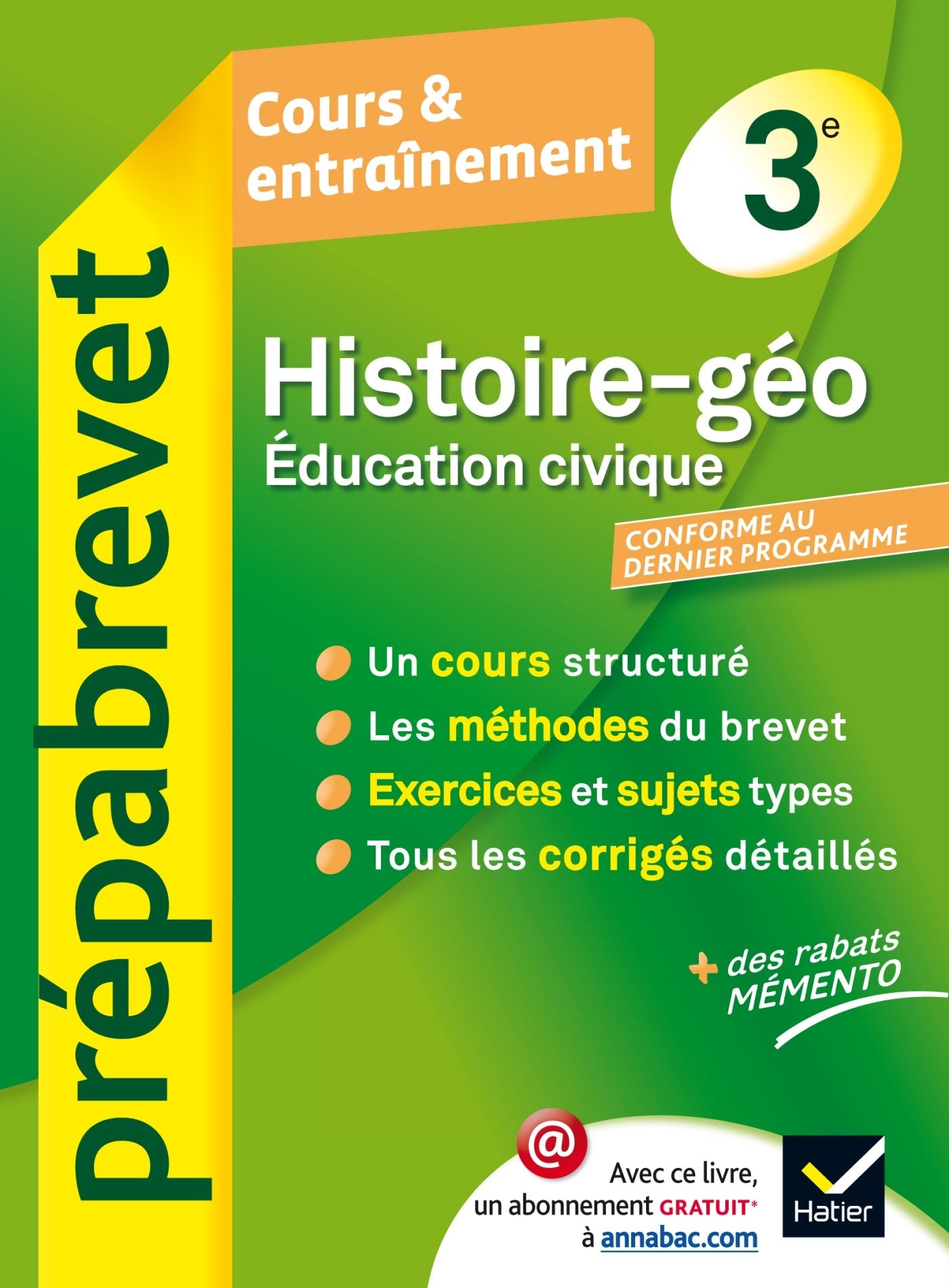 Prepabrevet Cours Et Entrainement: Histoire-Geographie Education Civique 3 Foreign Languages ​​& Dictionaries