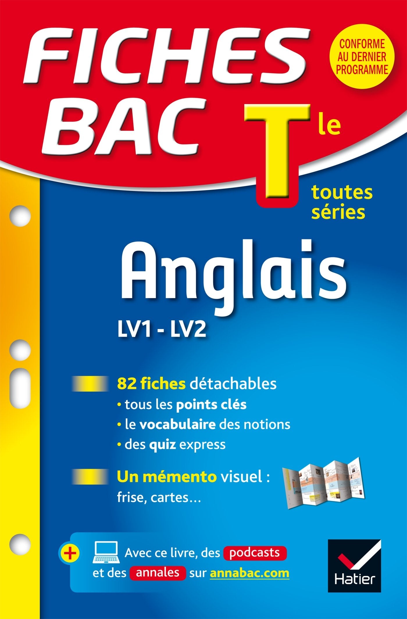 Fiches Bac Terminale: Anglais Lv1 Lv2 Terminale Toutes Series Foreign Languages ​​& Dictionaries