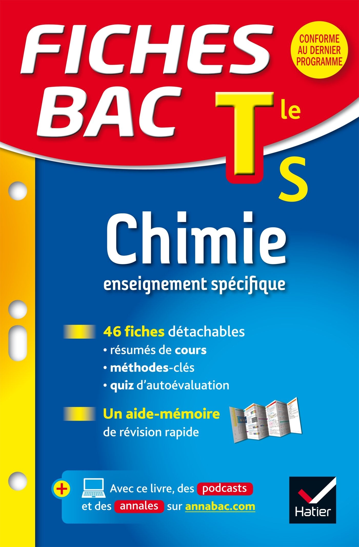 Fiches Bac: Chimie Tle S enseignement specifique Foreign Languages ​​& Dictionaries
