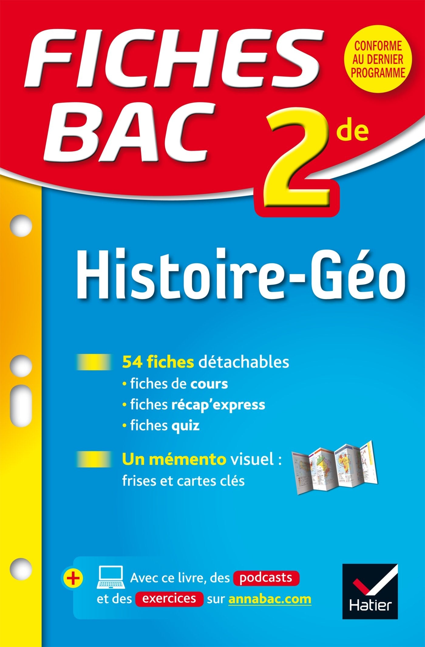 Fiches Bac: Histoire-Geographie 2de Foreign Languages ​​& Dictionaries