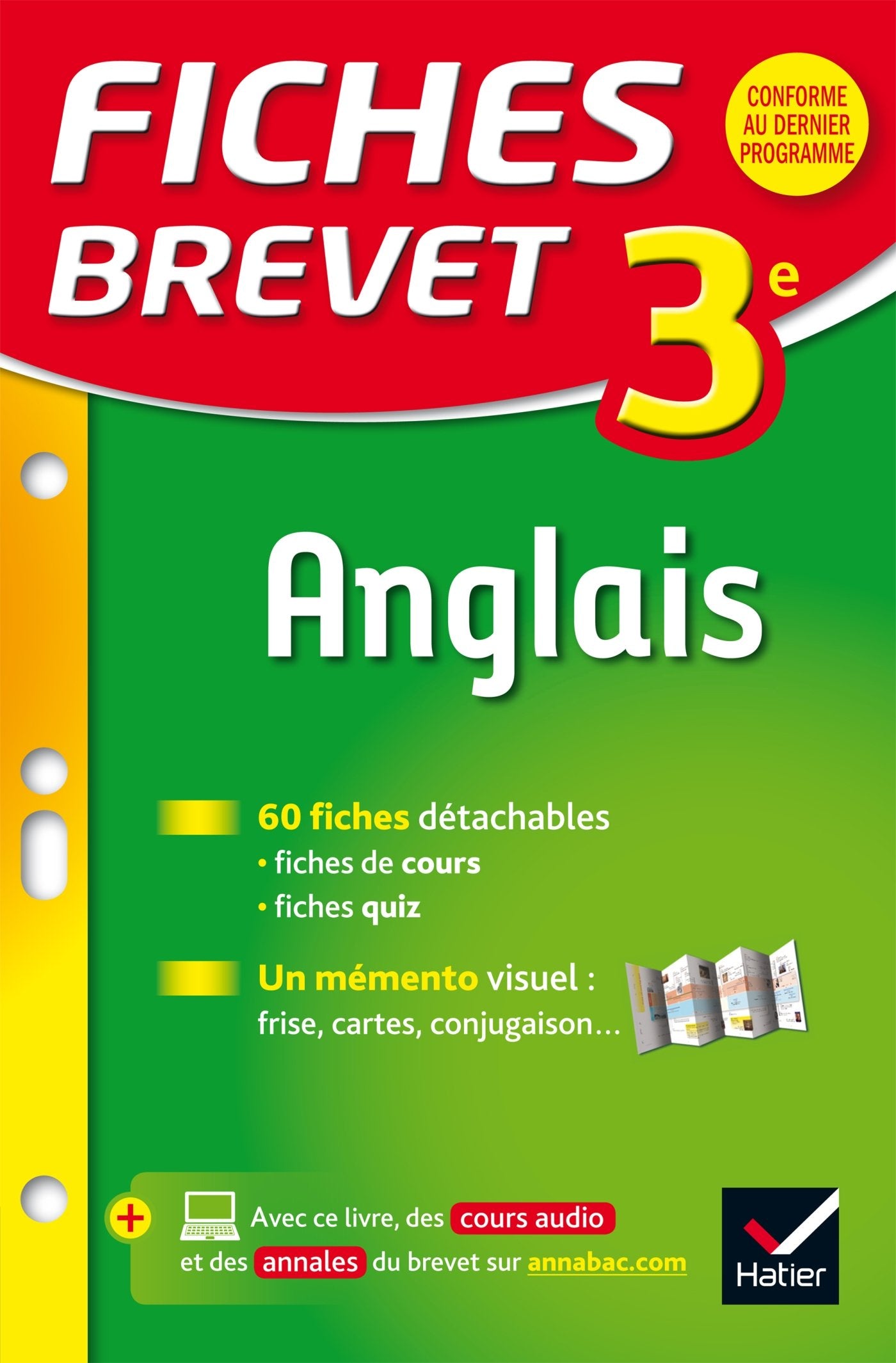 Fiches Brevet: Anglais 3e Foreign Languages ​​& Dictionaries