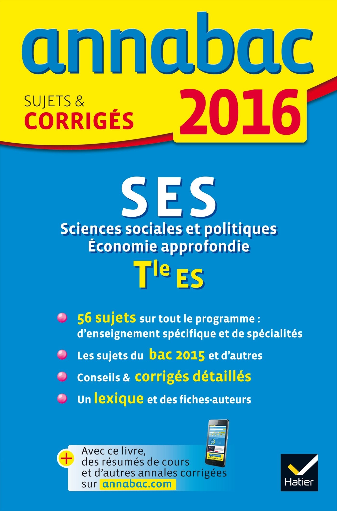 Sciences économiques et sociales: Sujets et corrigés Books