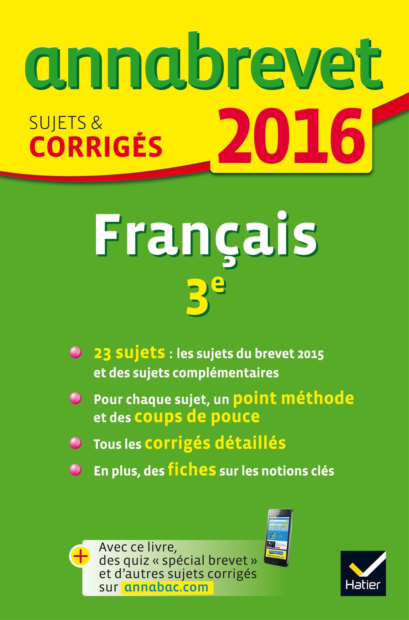 Français 3e: Sujets et corrigés Books
