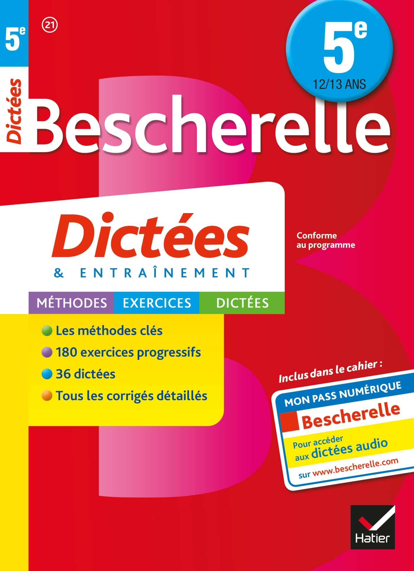 Les Cahiers Bescherelle - Dictees: Dictees 5e (12/13 ans) Foreign Languages ​​& Dictionaries