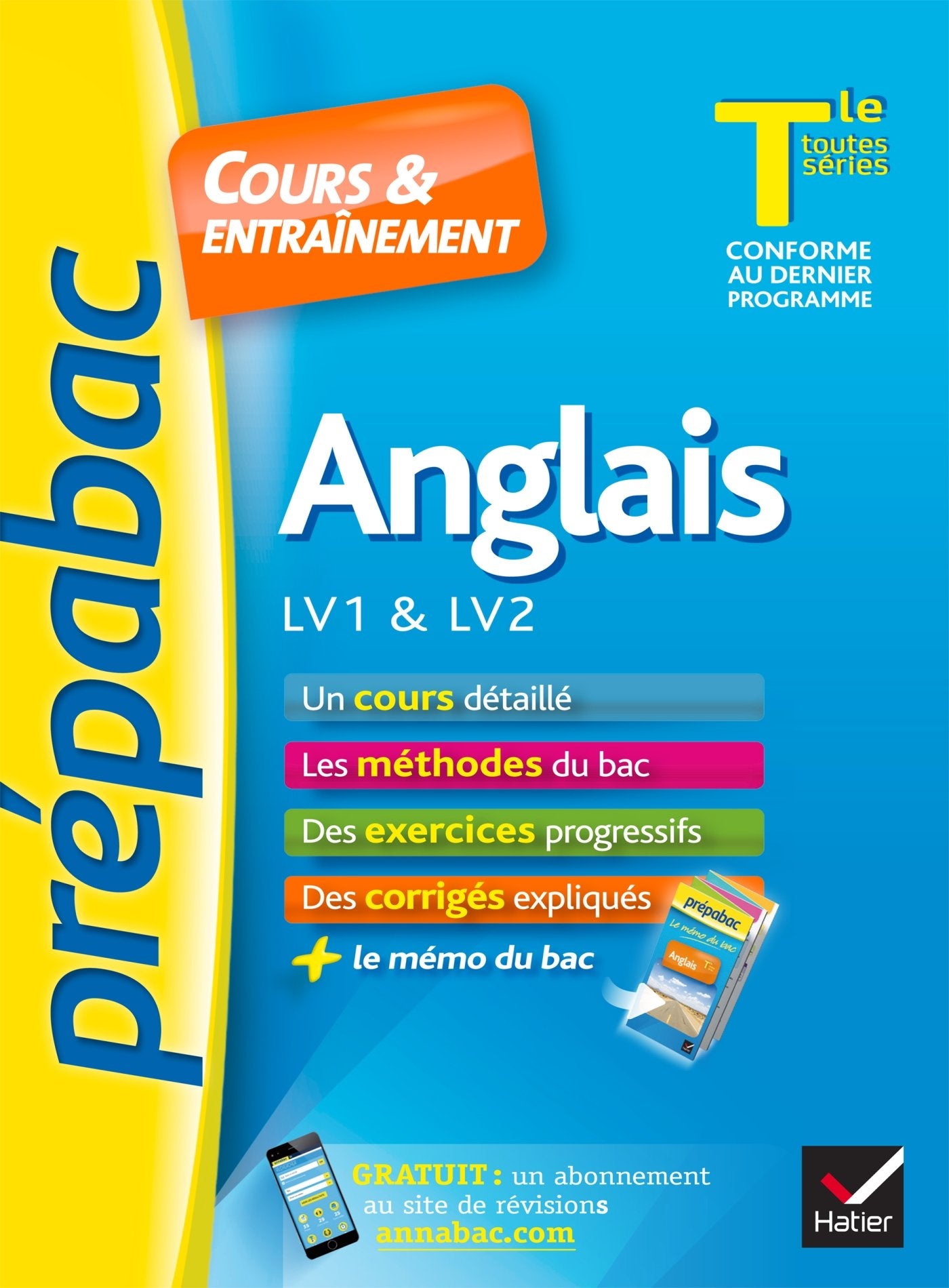 Prepabac Reussir L'examen: Tle - Anglais - Lv1 & Lv2 (Toutes Series) Foreign Languages ​​& Dictionaries
