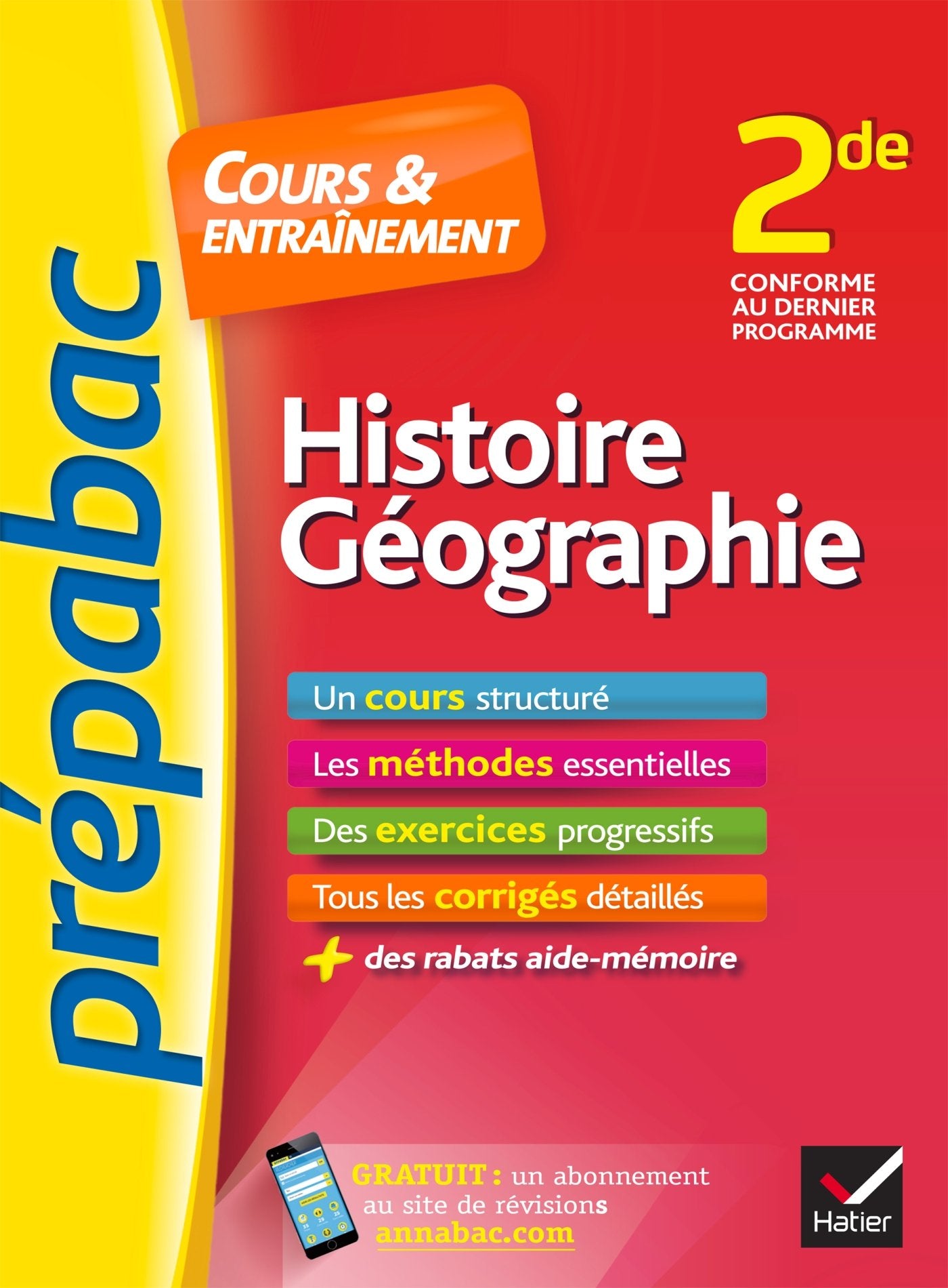 Prepabac Cours et entrainement: 2de - Histoire Geographie Professional & Reference Books