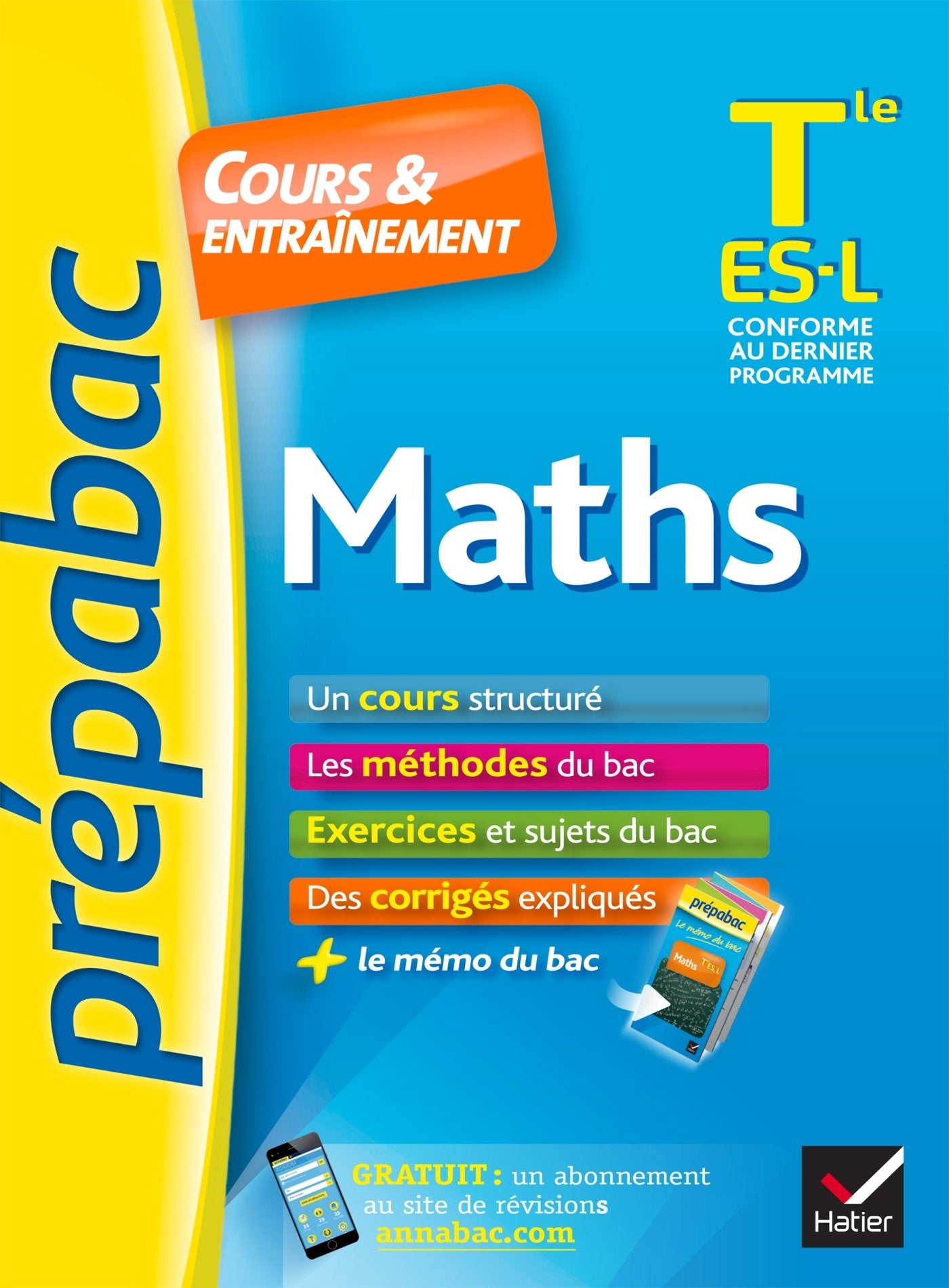 Prepabac Cours Et Entrainement: Tle - Maths - Es & L (Obligatoire & Specia Foreign Languages ​​& Dictionaries