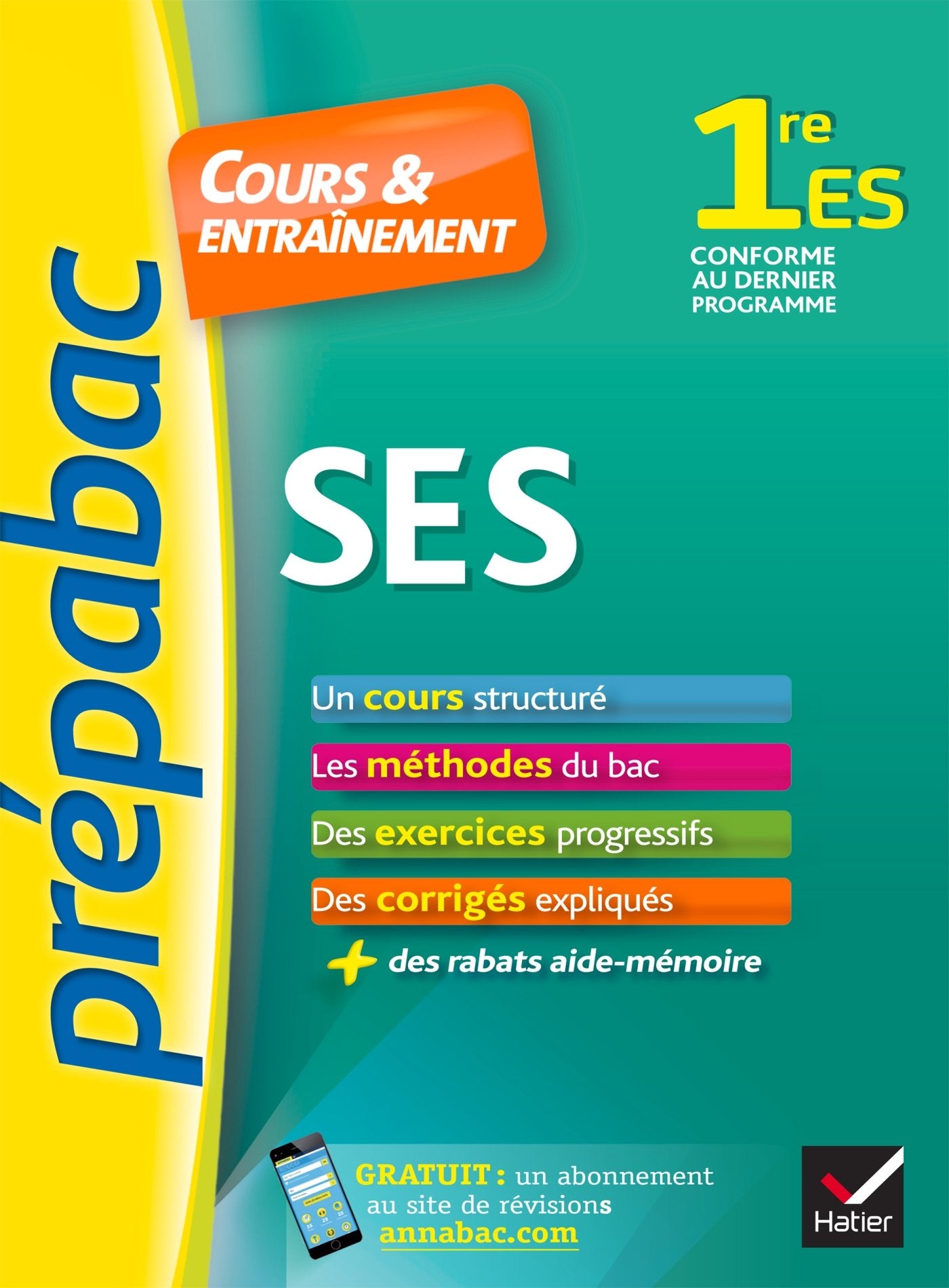 Prepabac Cours et entrainement: 1re - SES - ES Foreign Languages ​​& Dictionaries