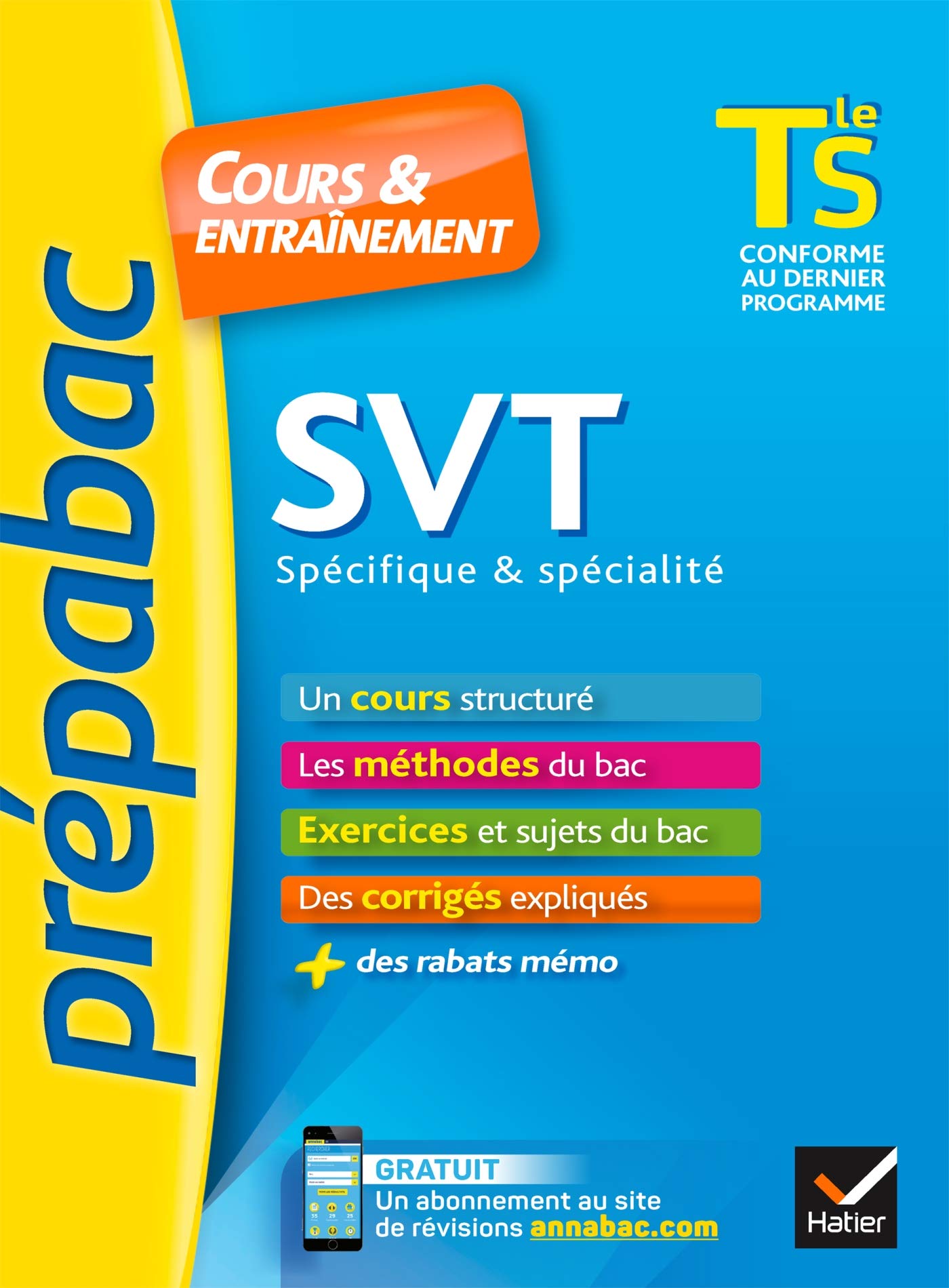 Prepabac Cours et entrainement: SVT - TLE S (Specifique & specialite) Professional & Reference Books