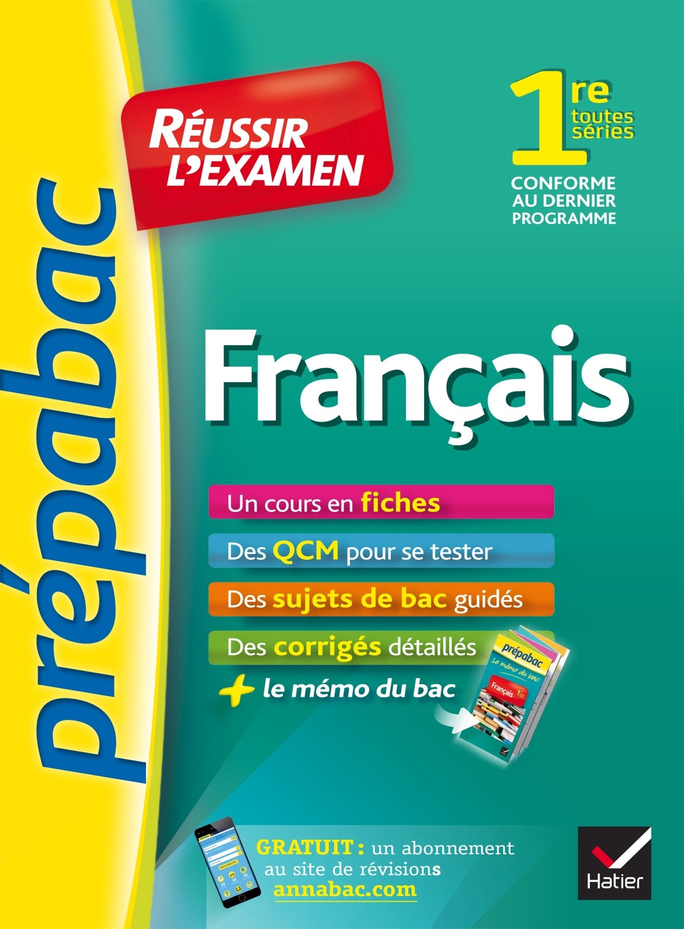 Prepabac Reussir l'examen: 1re - Francais (Toutes series) Foreign Languages ​​& Dictionaries