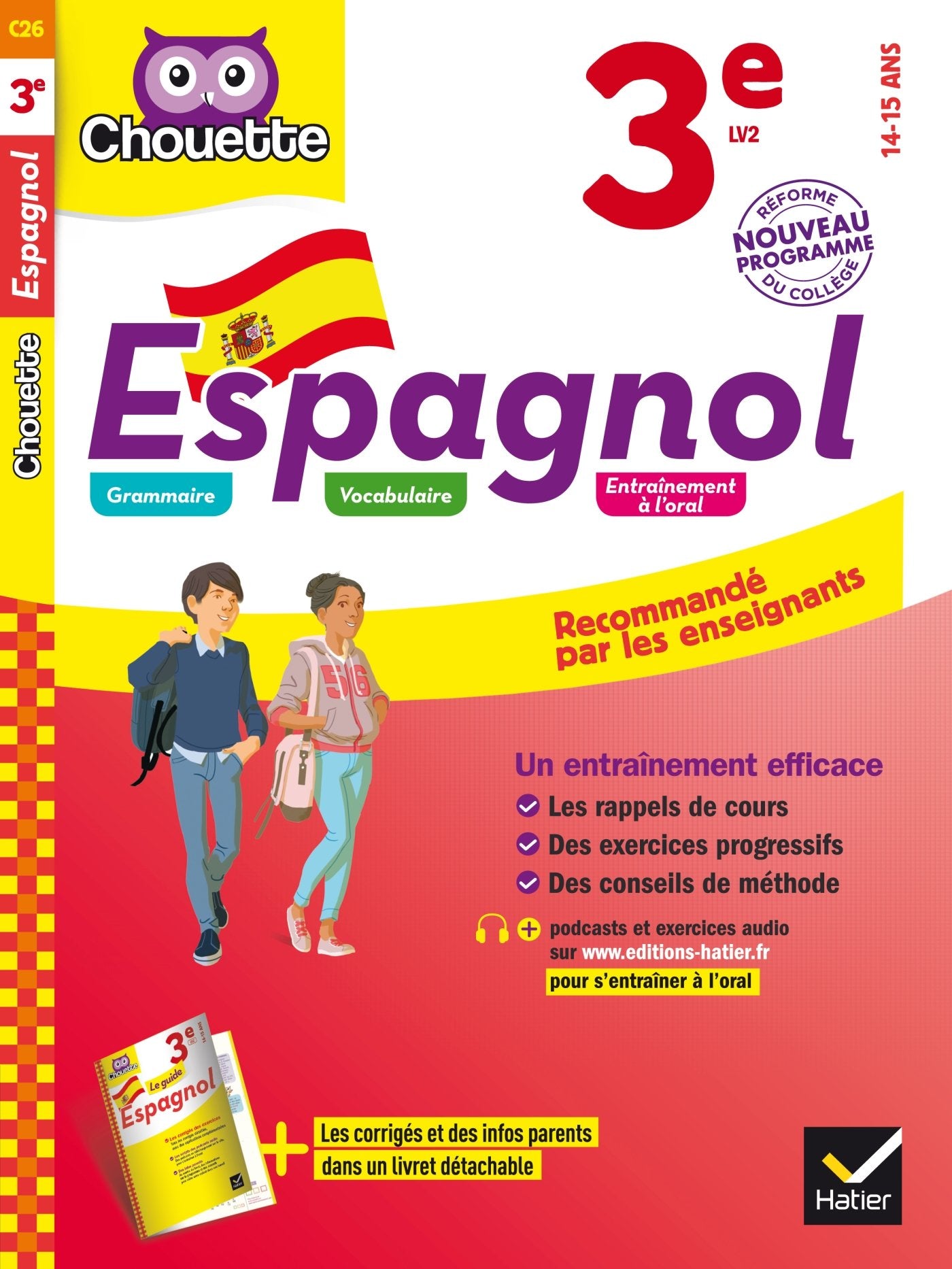 Espagnol 5e LV1/3e LV2: cahier d'entraînement et de révision Learning & Reference