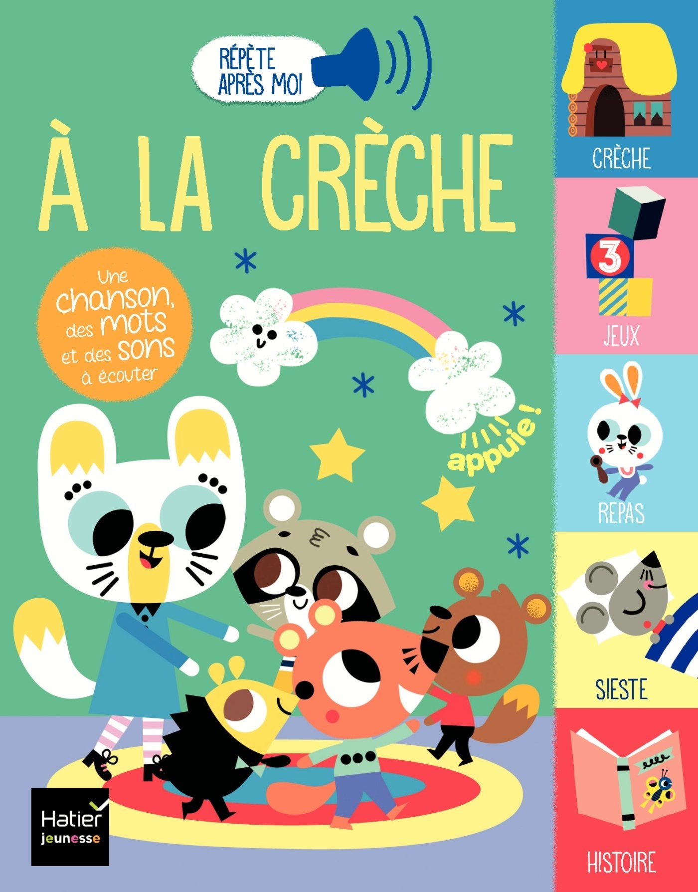 Répète après moi - A la crèche 1/3 ans Children's books