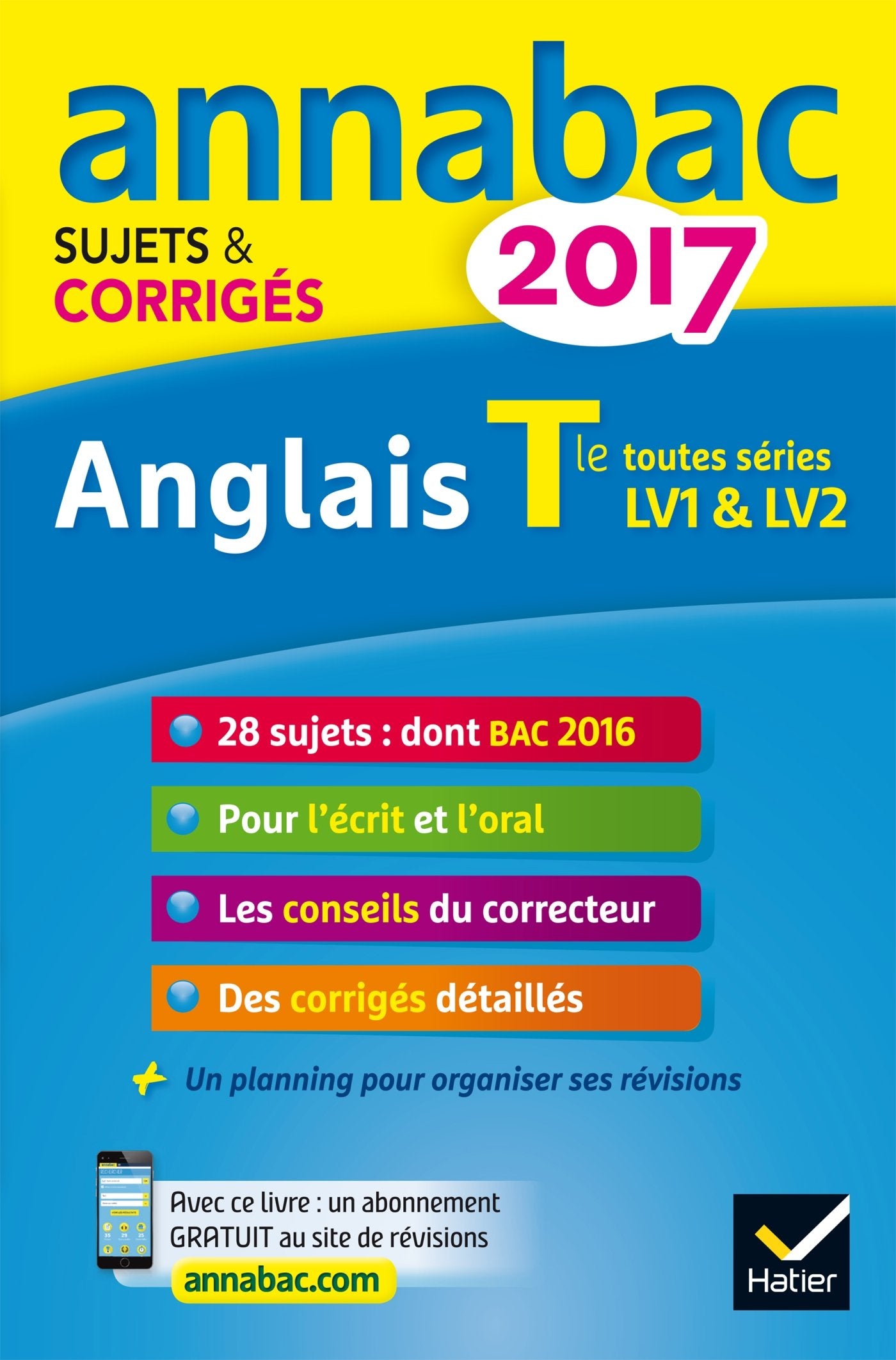 Anglais Tle toutes séries LV1 et LV2: Sujets et corrigés Books