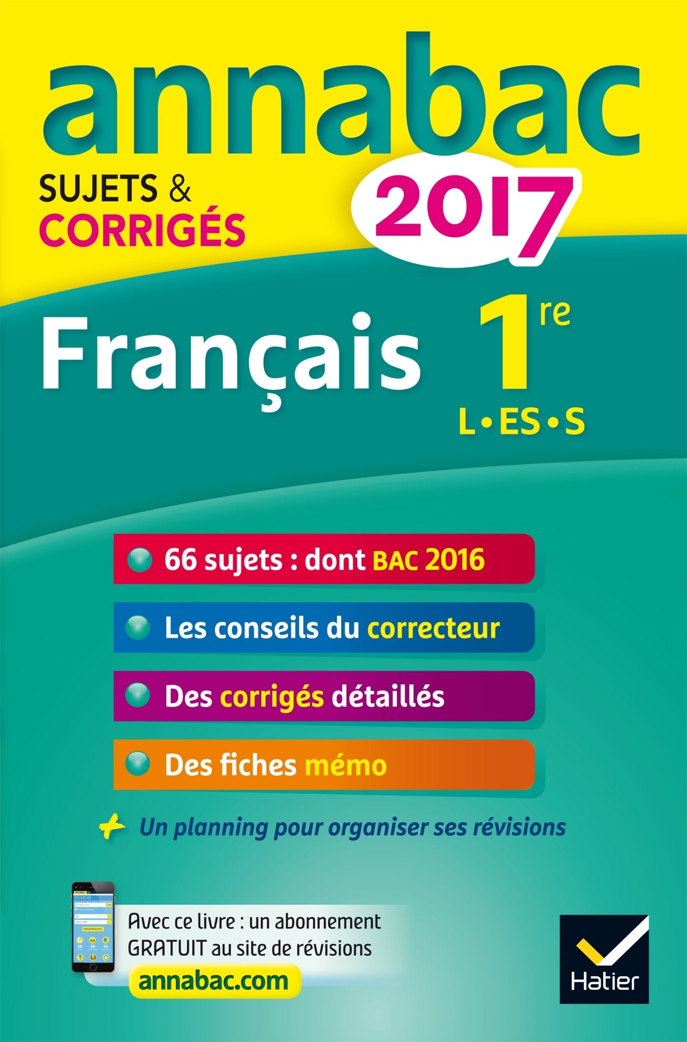 Français 1re séries L, ES, S: Sujets et corrigés Books
