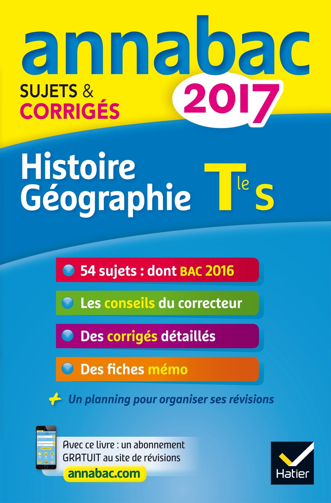 Histoire Géographie Tle série S: Sujets et corrigés book